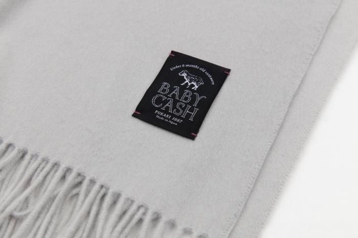 Babycash(R) Long Muffler / Silver Grey