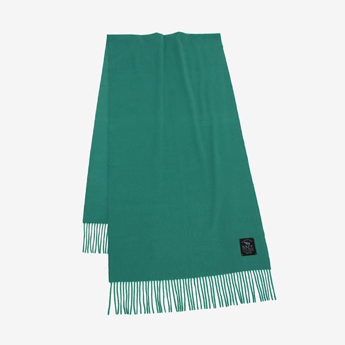 Baby Cash (R) Long Muffler / Peacock Green 
