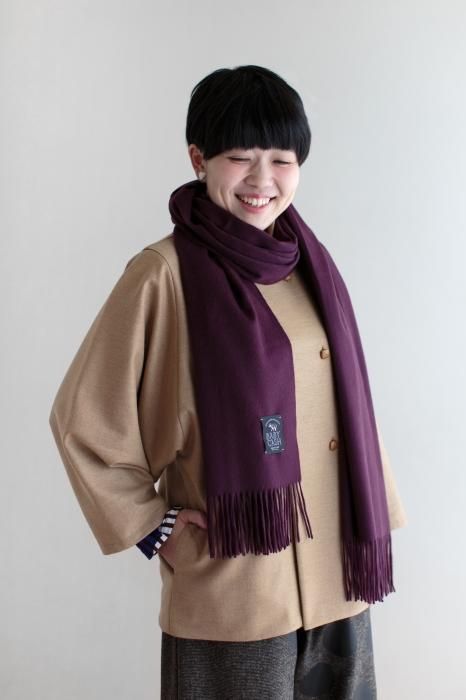 ベビーキャッシュ(R) ロングマフラー/濃紫(こきむらさき)