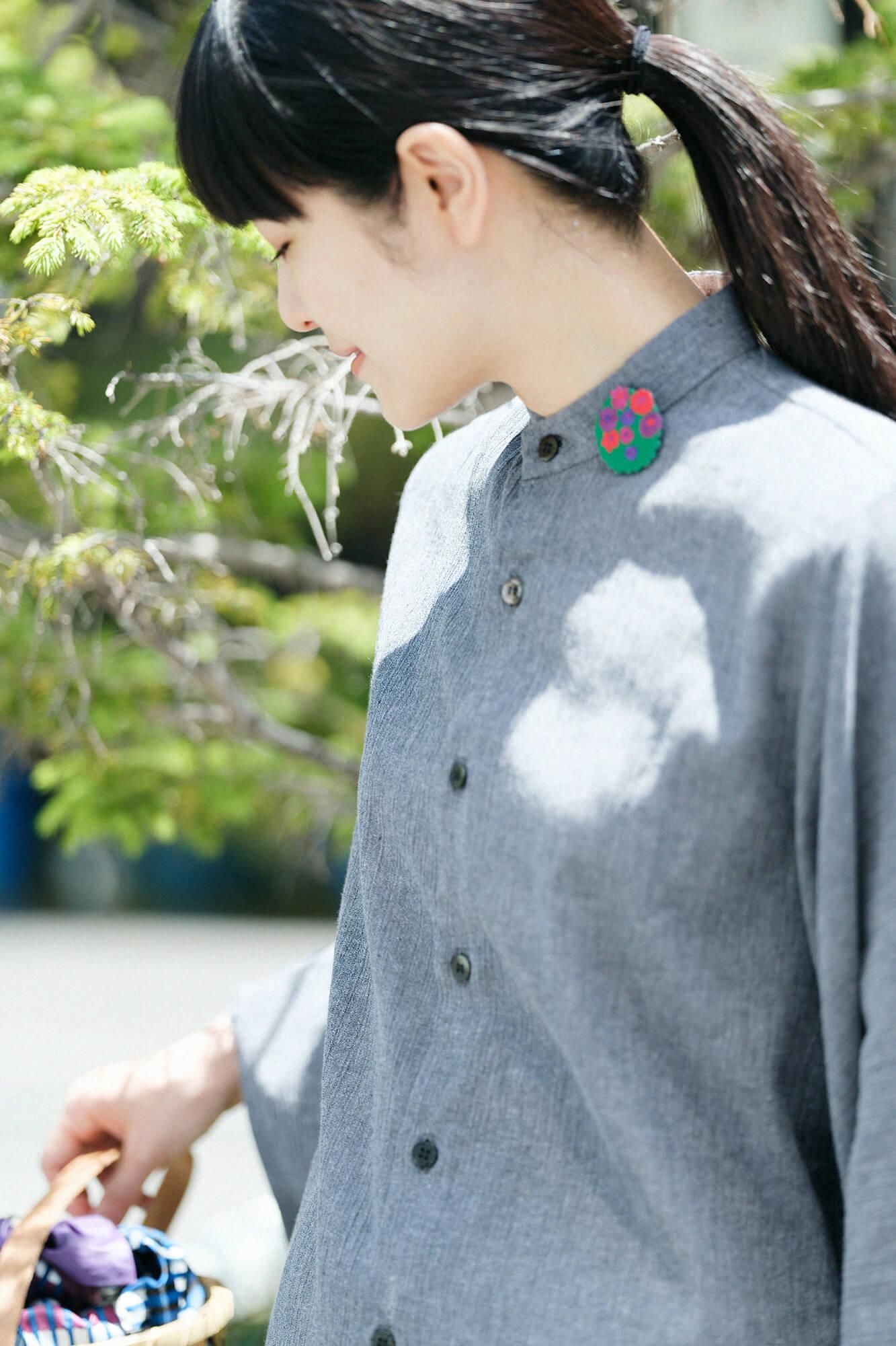 刺繡胸針/植物園