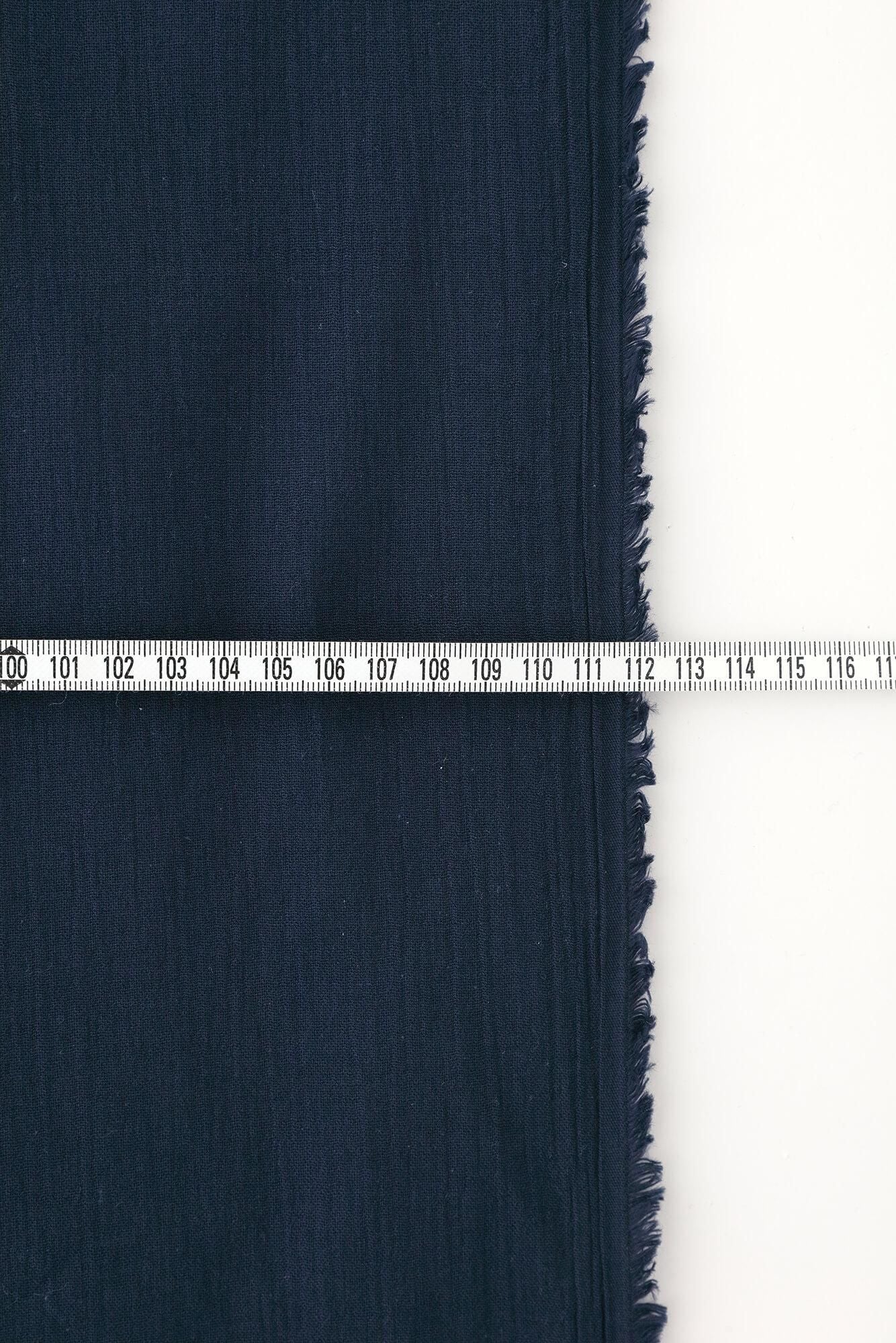 布料剪裁販售 (高島縮棉 坂尾織物)/藍黑色(Tomekon)<50厘米