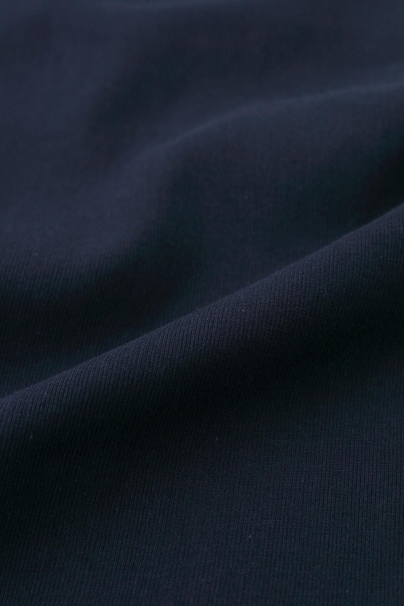 Chizimi Cotton 40/40 Fubi Kimono Shirt / Dark Blue