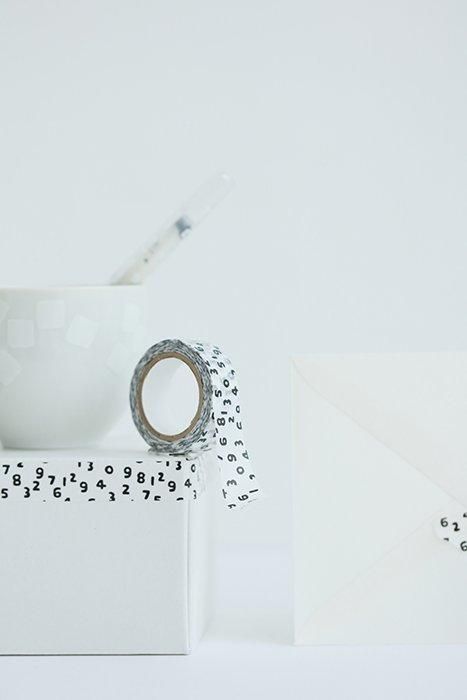 SOU・SOU×mt圖案紋樣・紙膠帶/ SO-SU-U十數 昆白色【寬1.5cm】