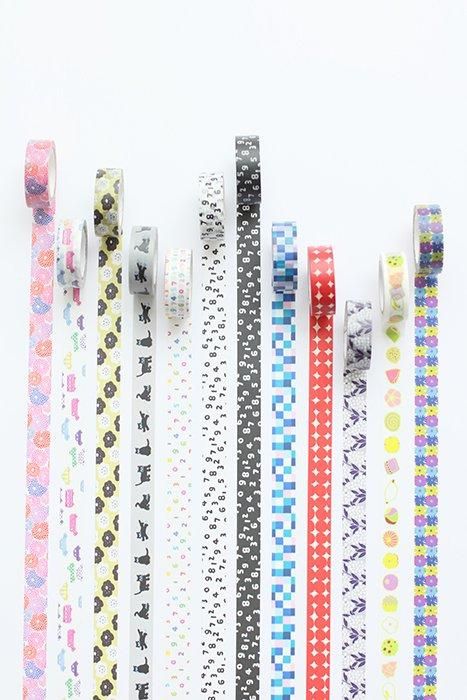 SOU・SOU×mt テキスタイル・マステ/SO-SU-Uいろいろ【1.5cm幅】