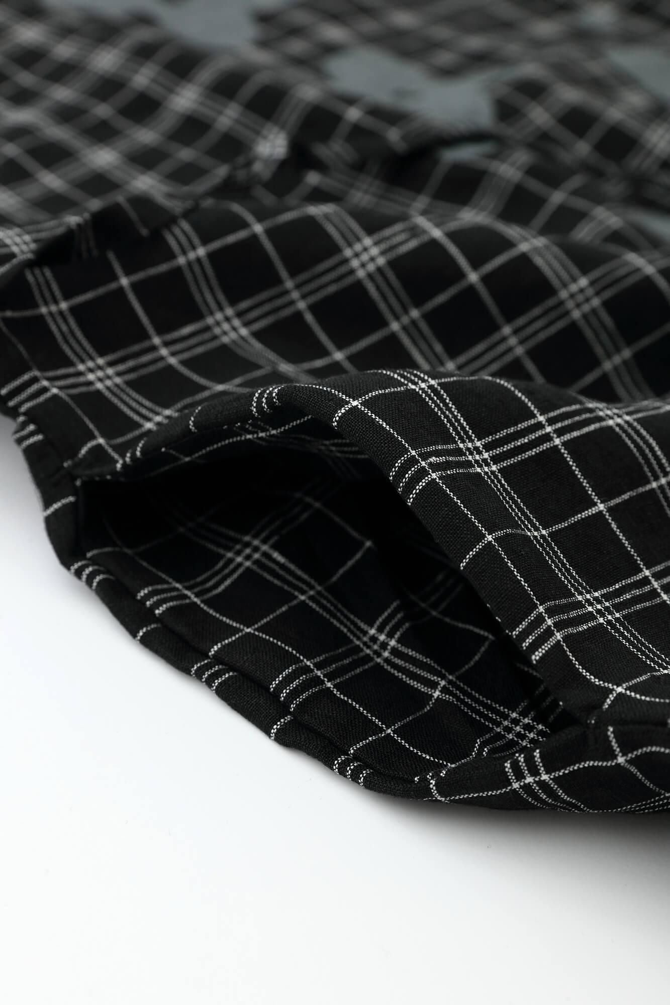 【online한정】마 직사각형 원피스(Chohokei)/산꽃바람와 여백