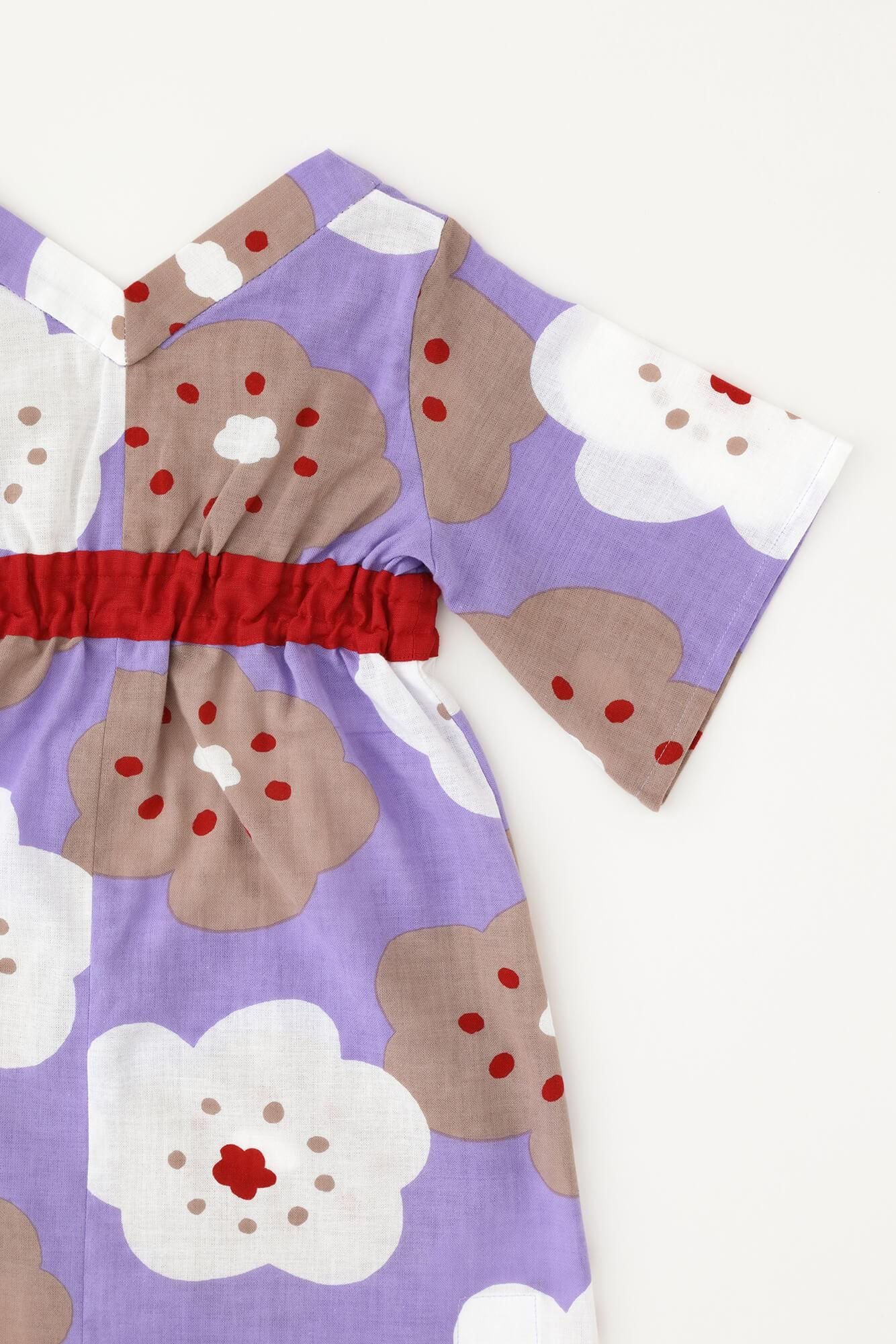 ●伊勢木棉 浴衣形洋裝/微笑