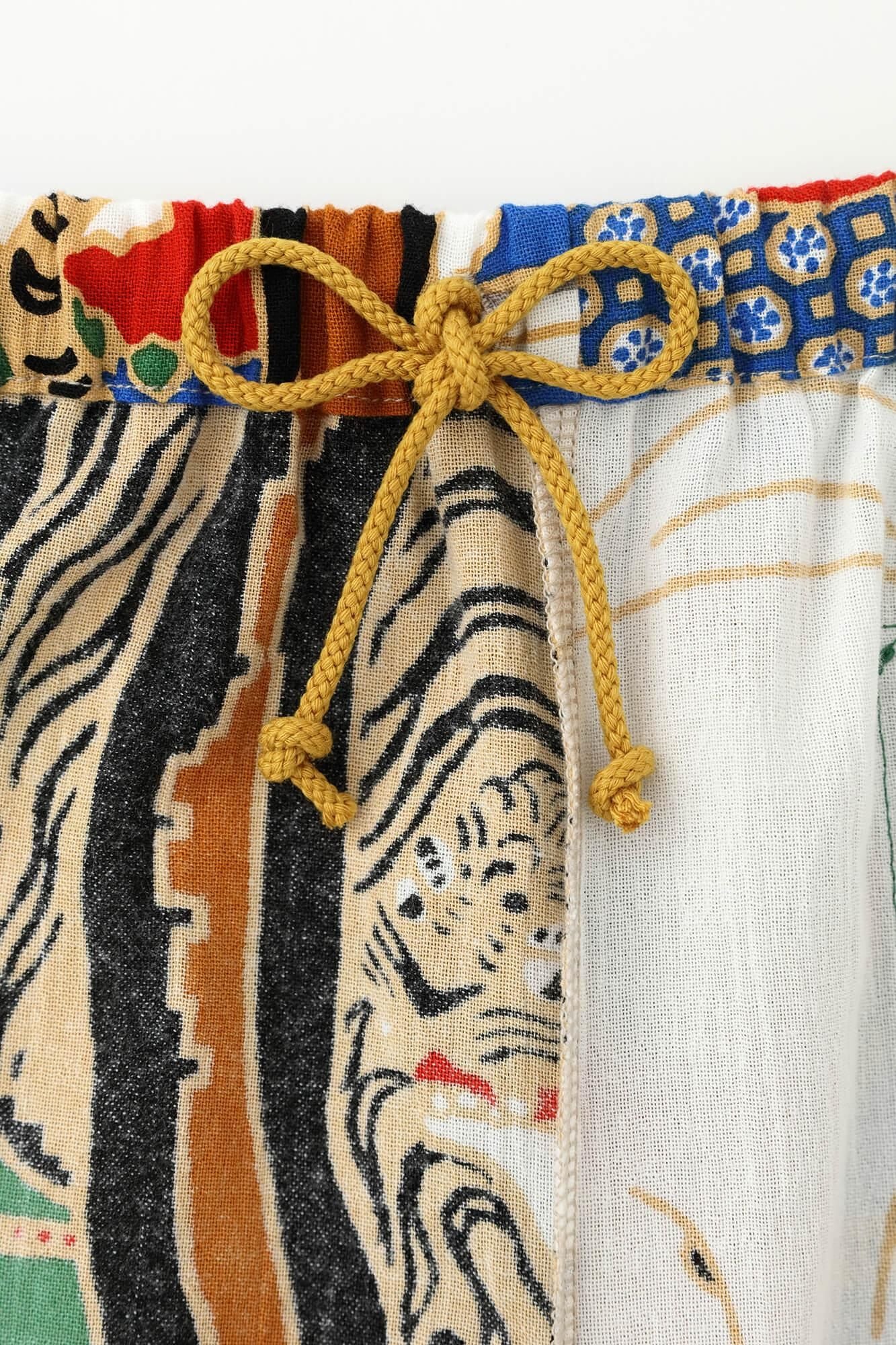 ●高島縮棉Chijimi 20/20童裝長褲 蕾/若冲 再現