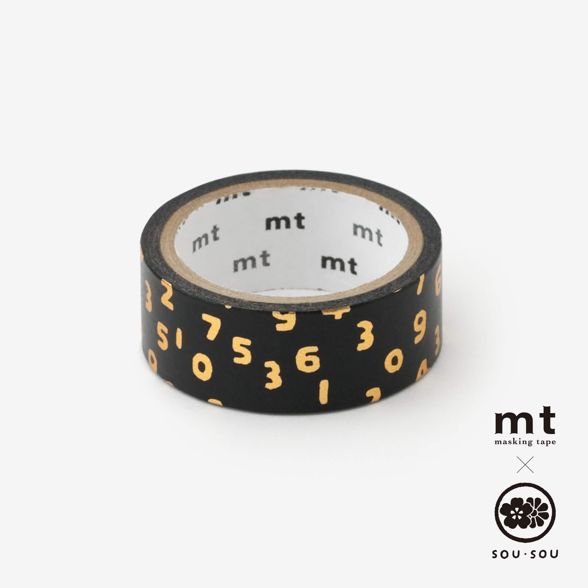 SOU・SOU×mt圖案紋樣・紙膠帶燙金/ SO-SU-U十數 昆 【寬1.5cm】