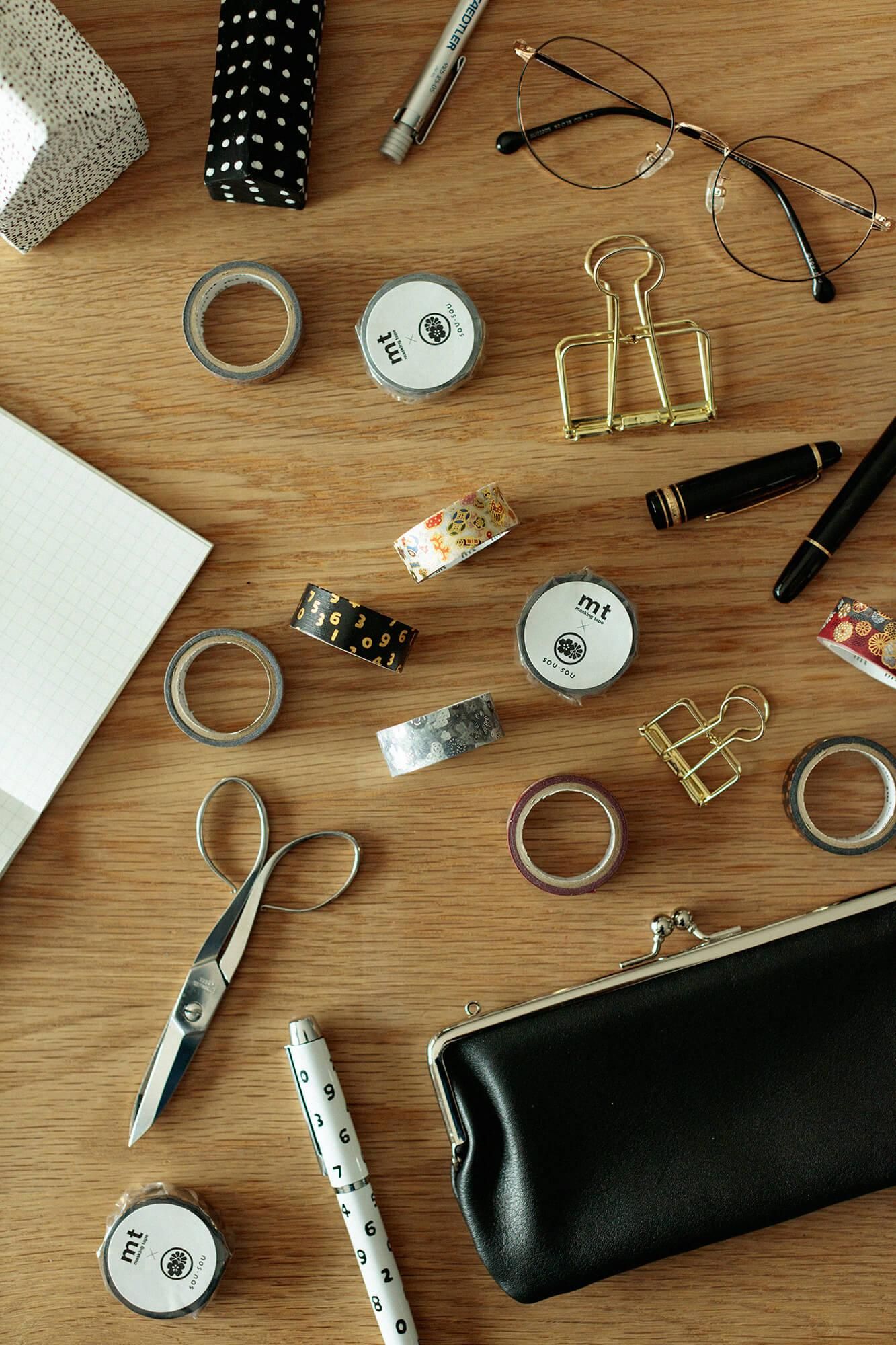 SOU・SOU×mt圖案紋樣・紙膠帶燙金/ SO-SU-U十數 昆 【寬1.5cm】