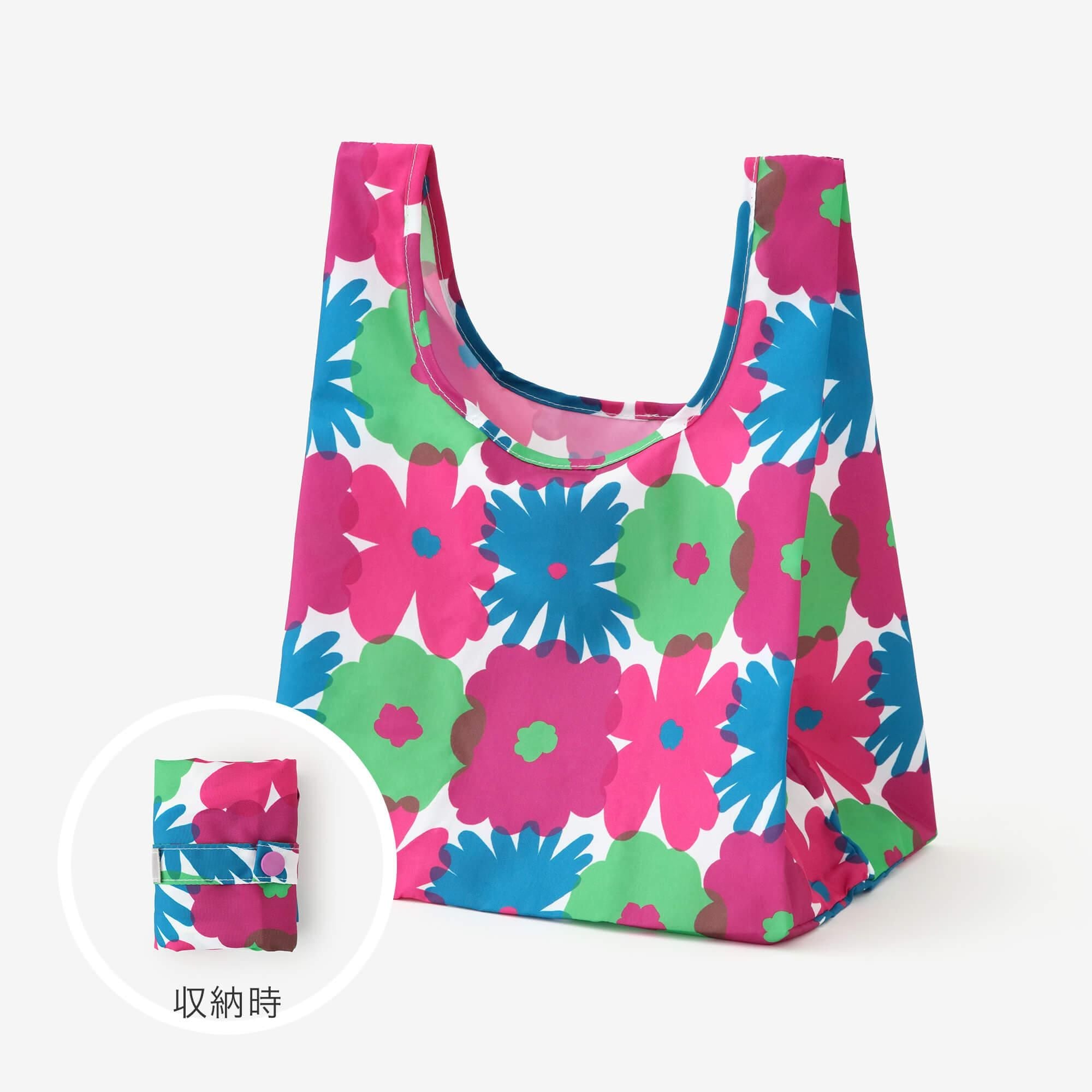 SOU・SOU×丸眞 ミニエコバッグ/おおらかとりどり