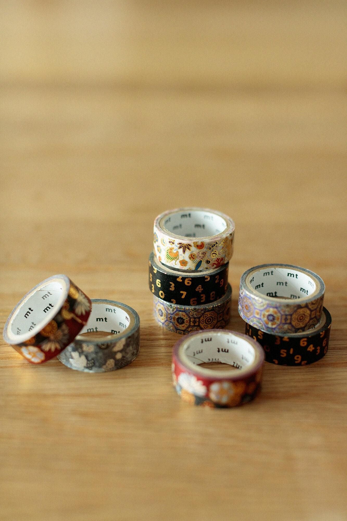 SOU・SOU×mt圖案紋樣・紙膠帶 燙金/彌榮 【寬1.5cm】