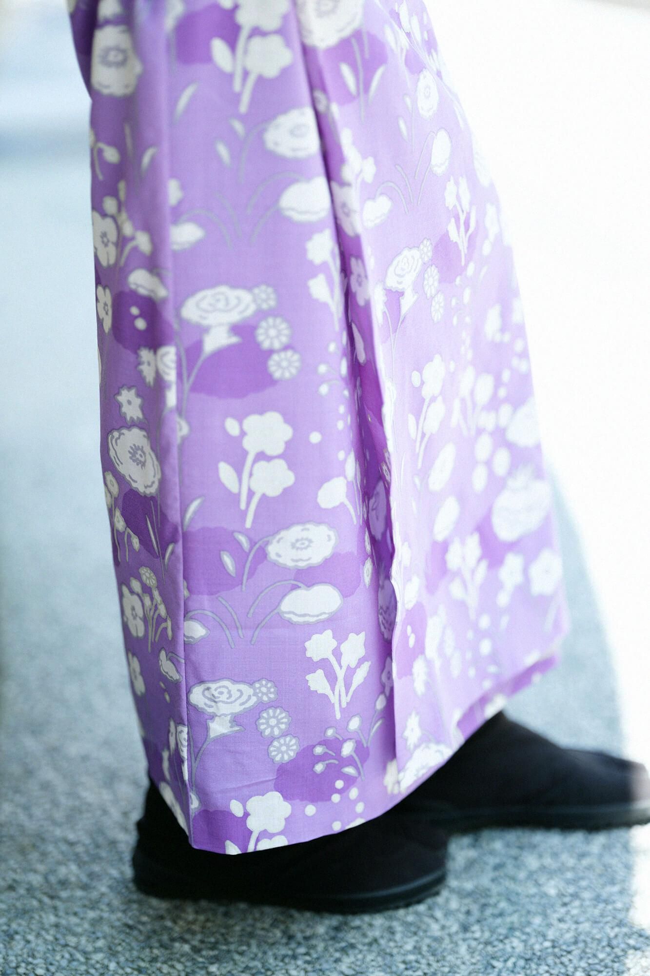 毛斯綸 裹裙/花音