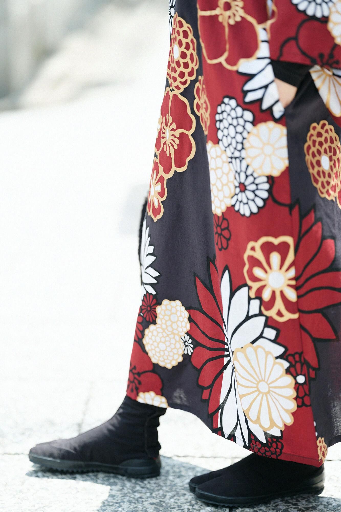 モスリン みたて衣/金襴緞子(きんらんどんす)