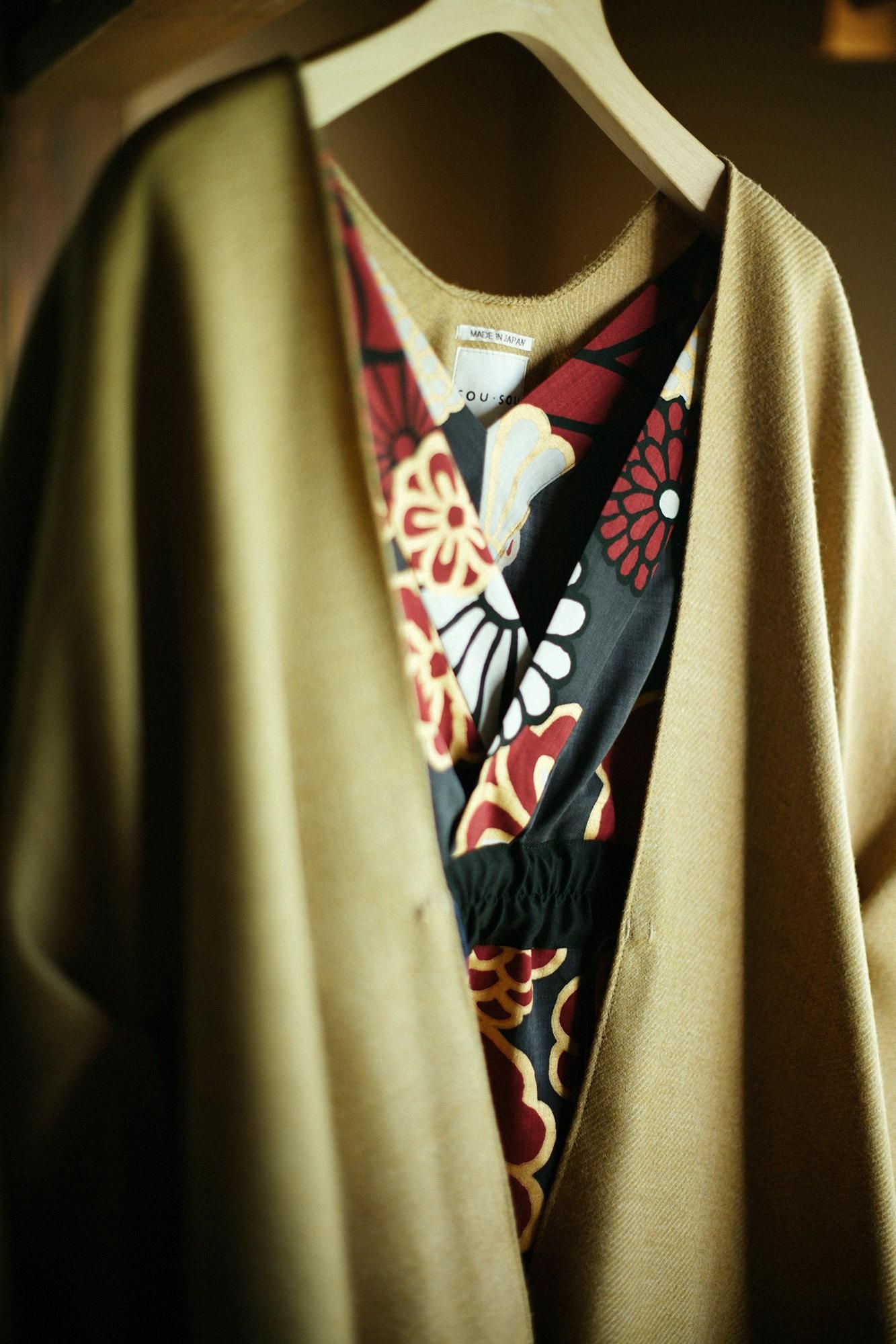 モスリン みたて衣/金襴緞子(きんらんどんす)