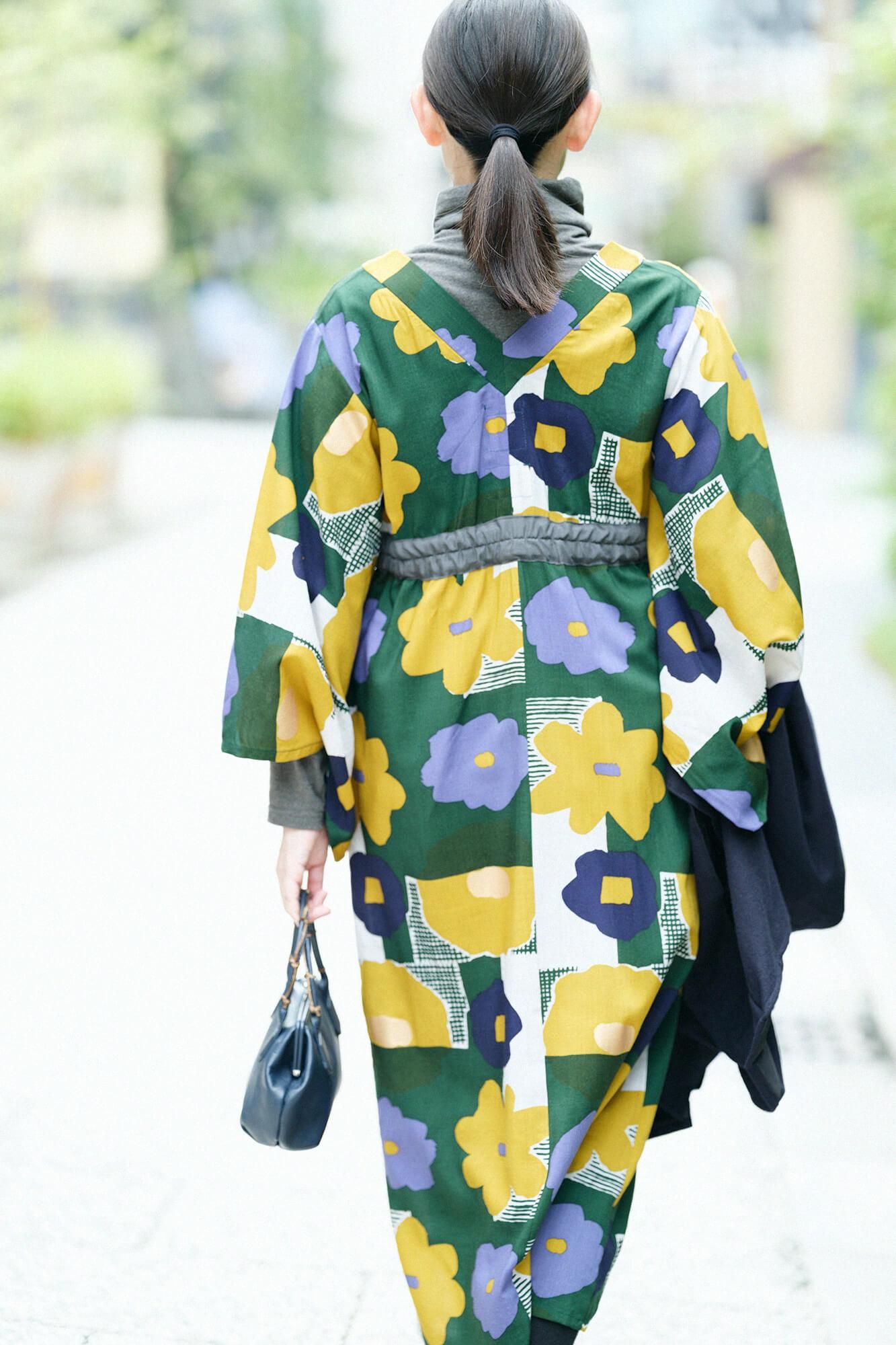 【online한정】모슬린 미타테 원피스/오시바나