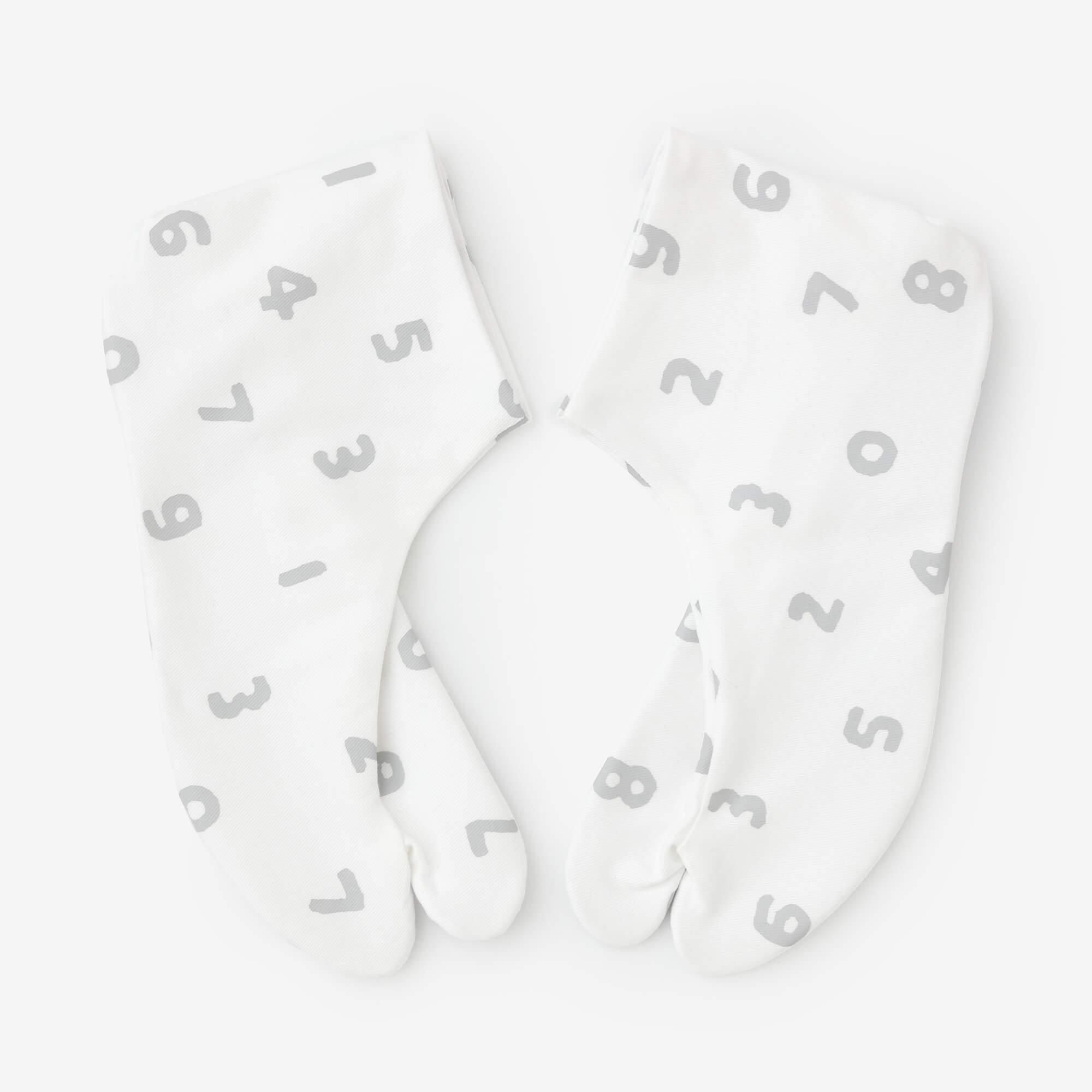 Stretch Chino Cloth Tabi Socks for Tatami Room/SO-SU-U White