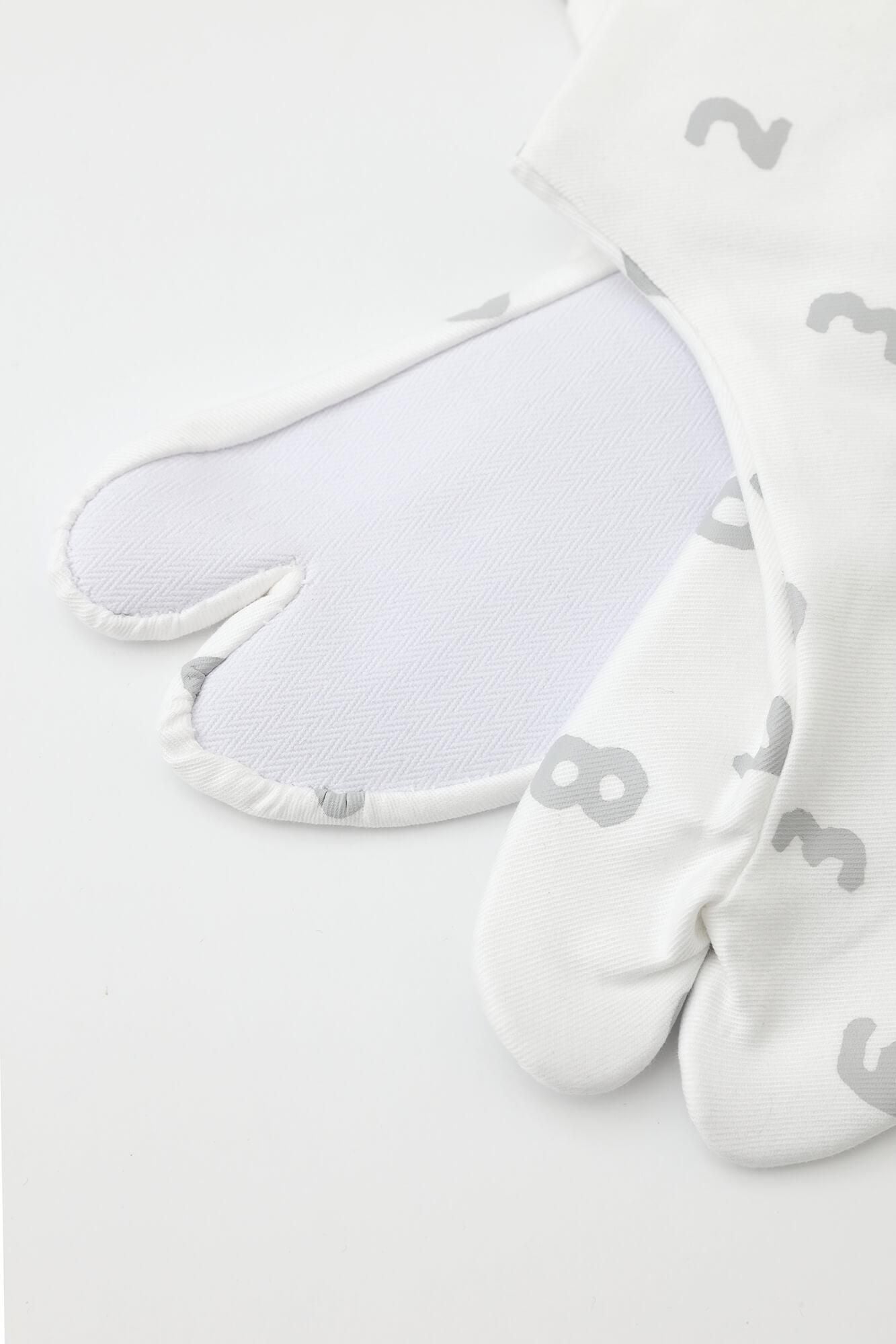 Stretch Chino Cloth Tabi Socks for Tatami Room/SO-SU-U White