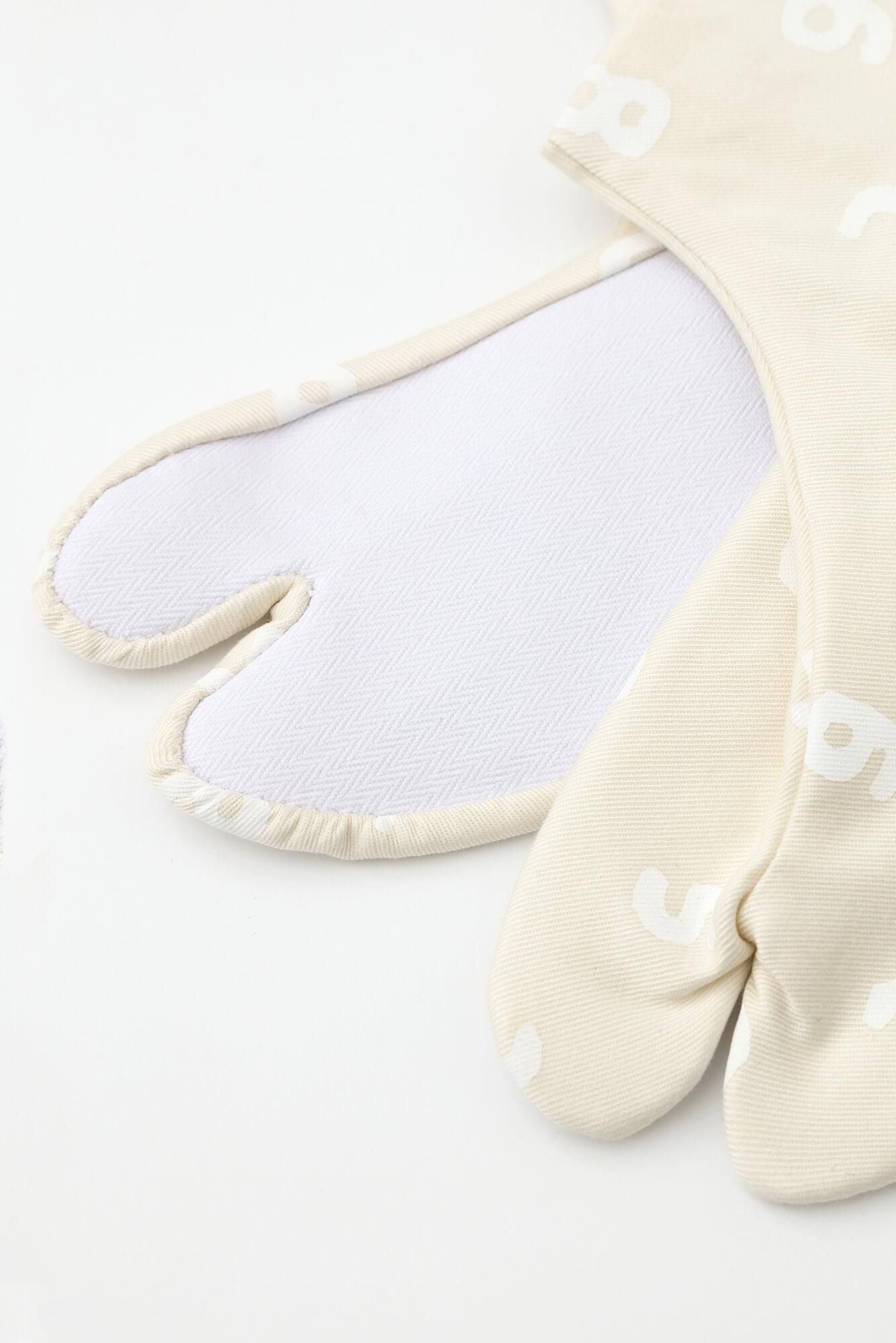 Stretch Chino Cloth Tabi Socks for Tatami Room/SO-SU-U Ecru