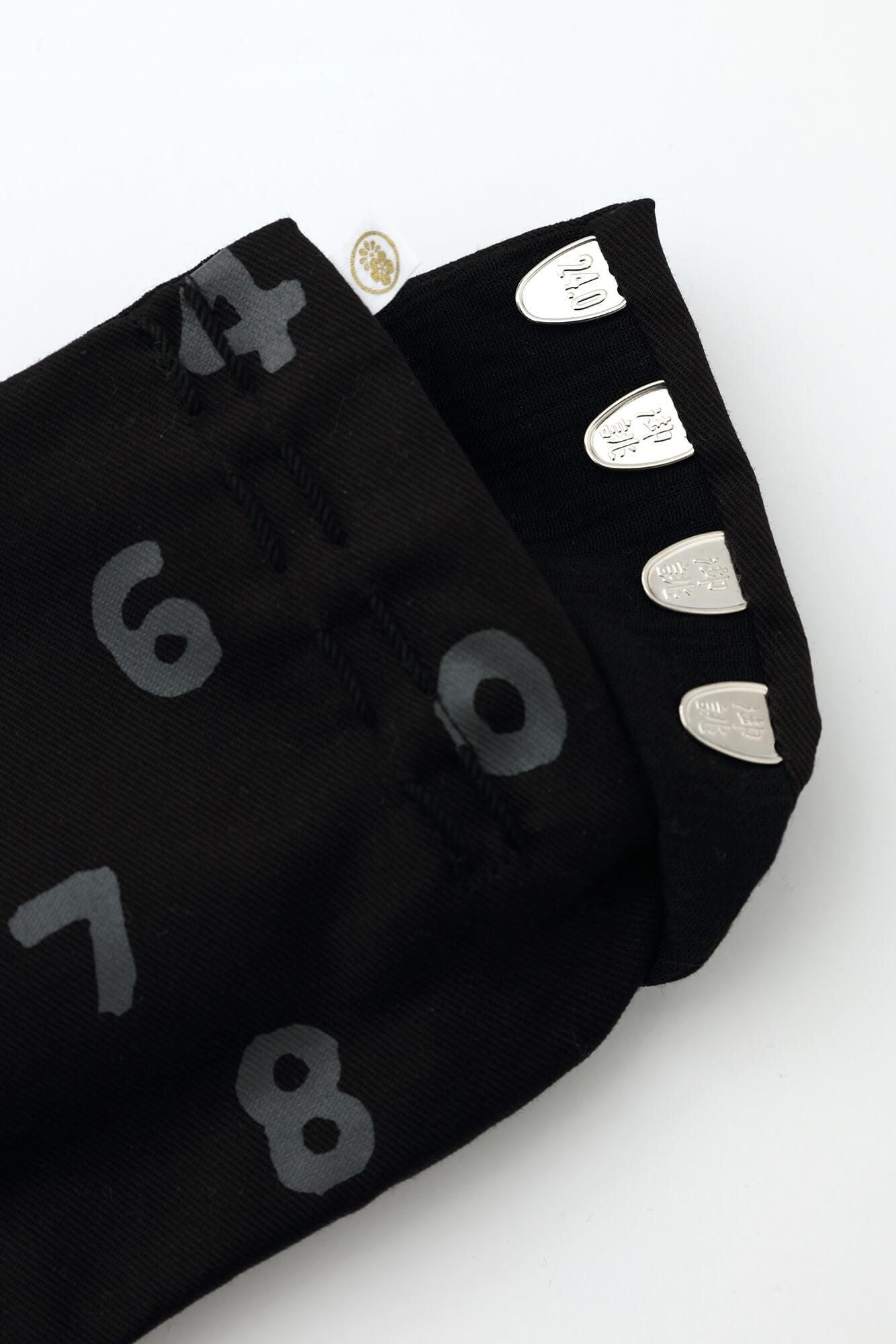 Stretch Chino Cloth Tabi Socks for Tatami Room/SO-SU-U Black