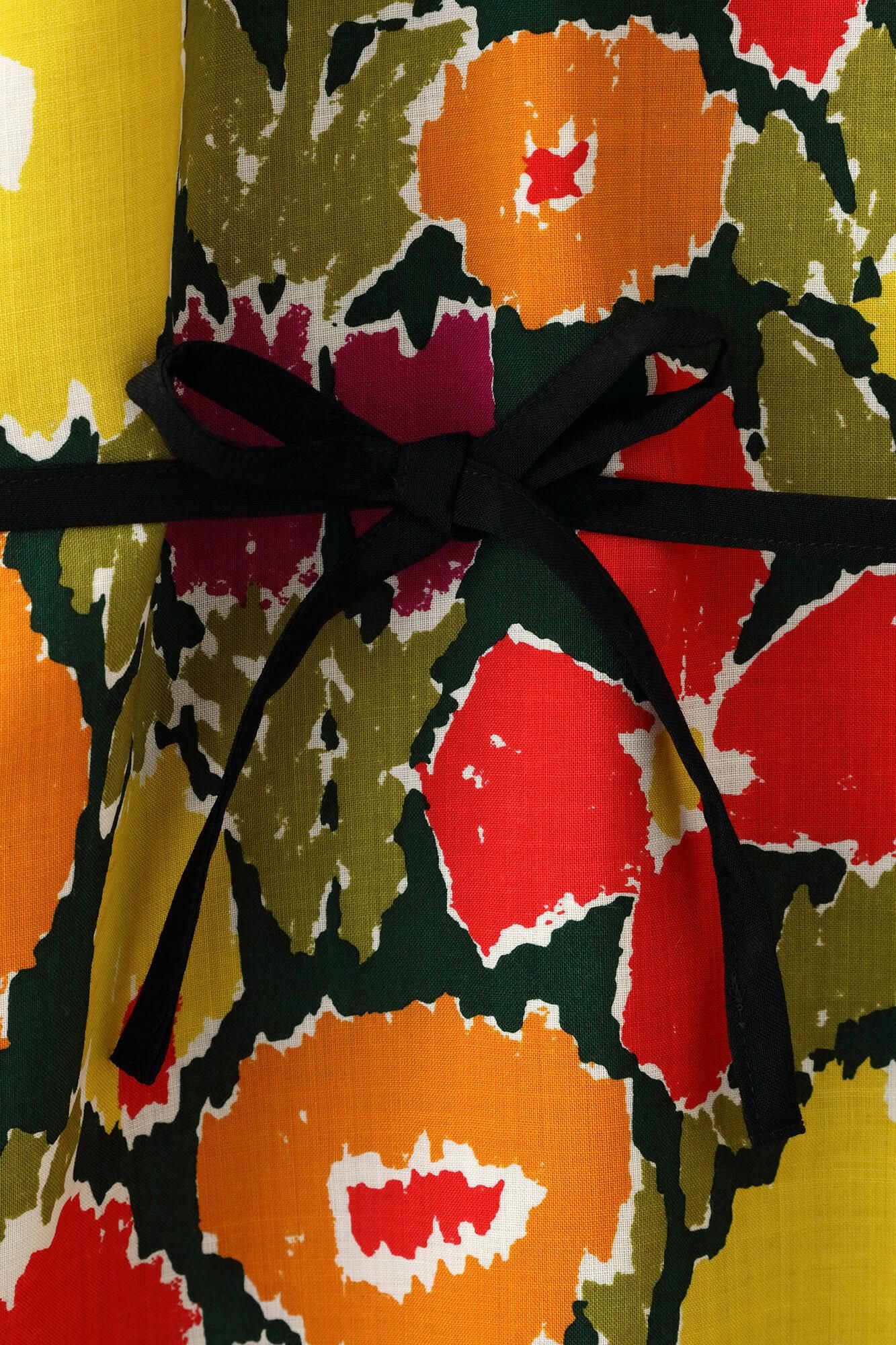 모슬린 직사각형 원피스(초호케이) /나카요시