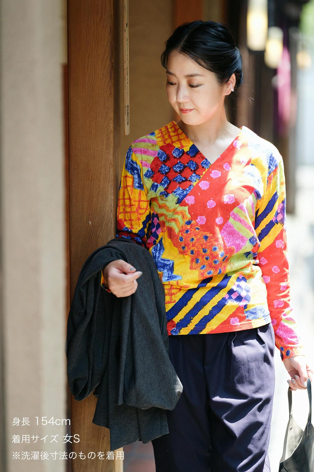 抜衿ジバン 十分丈/にぎわい