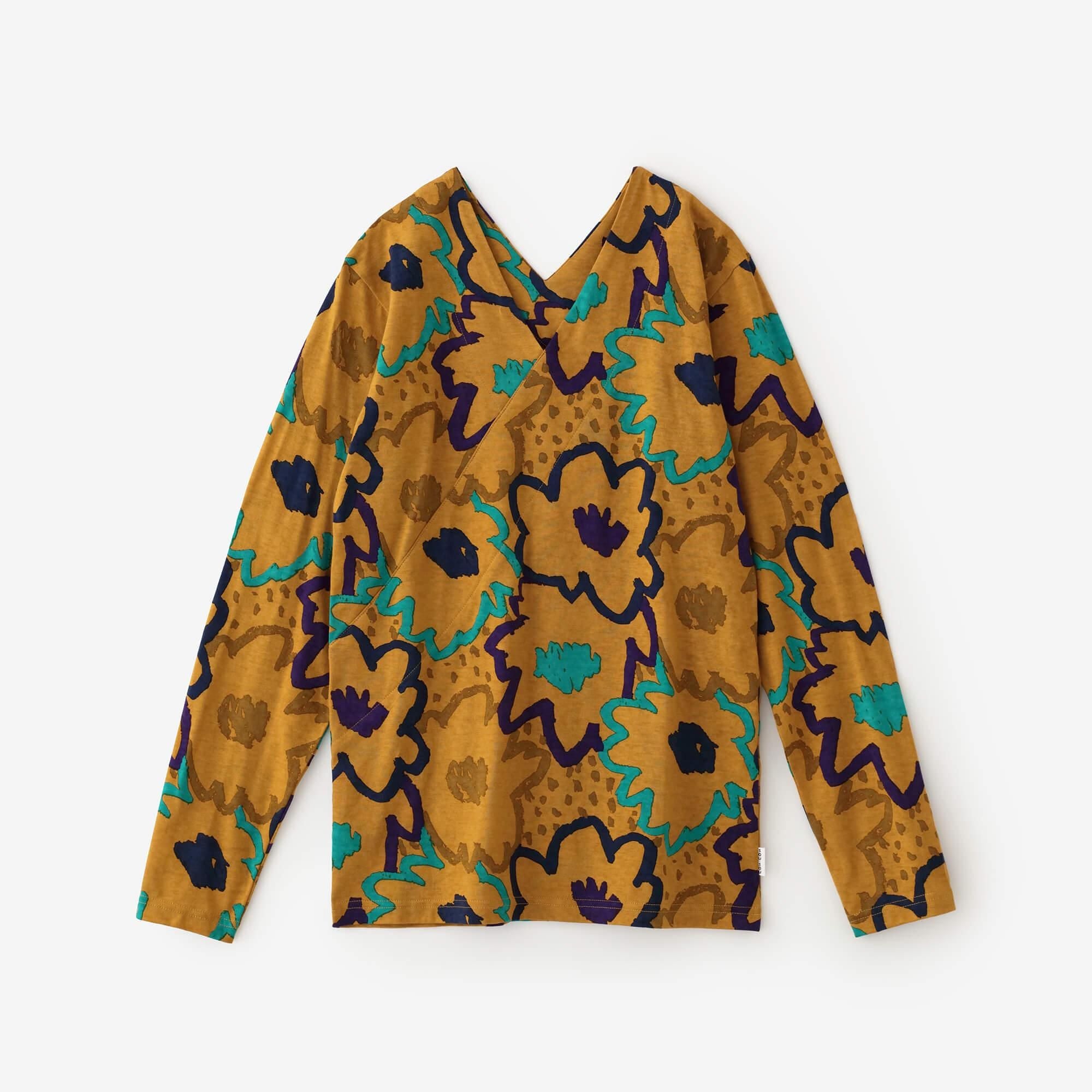 ❀ソバン様❀ 高島縮 40/40 袖なしジバン／紫紺（しこん）