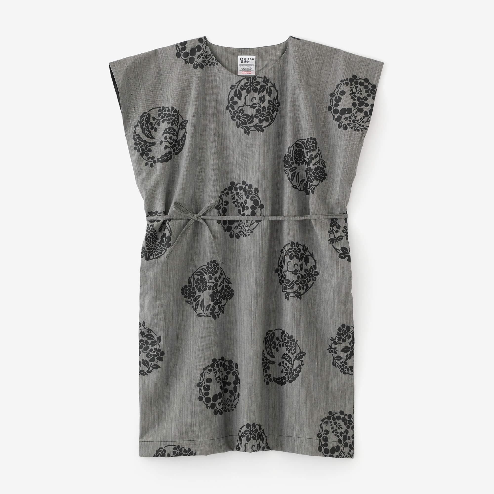 Flyer mit rechteckigem Kammgarn-Roben-/Hanamaru-Muster