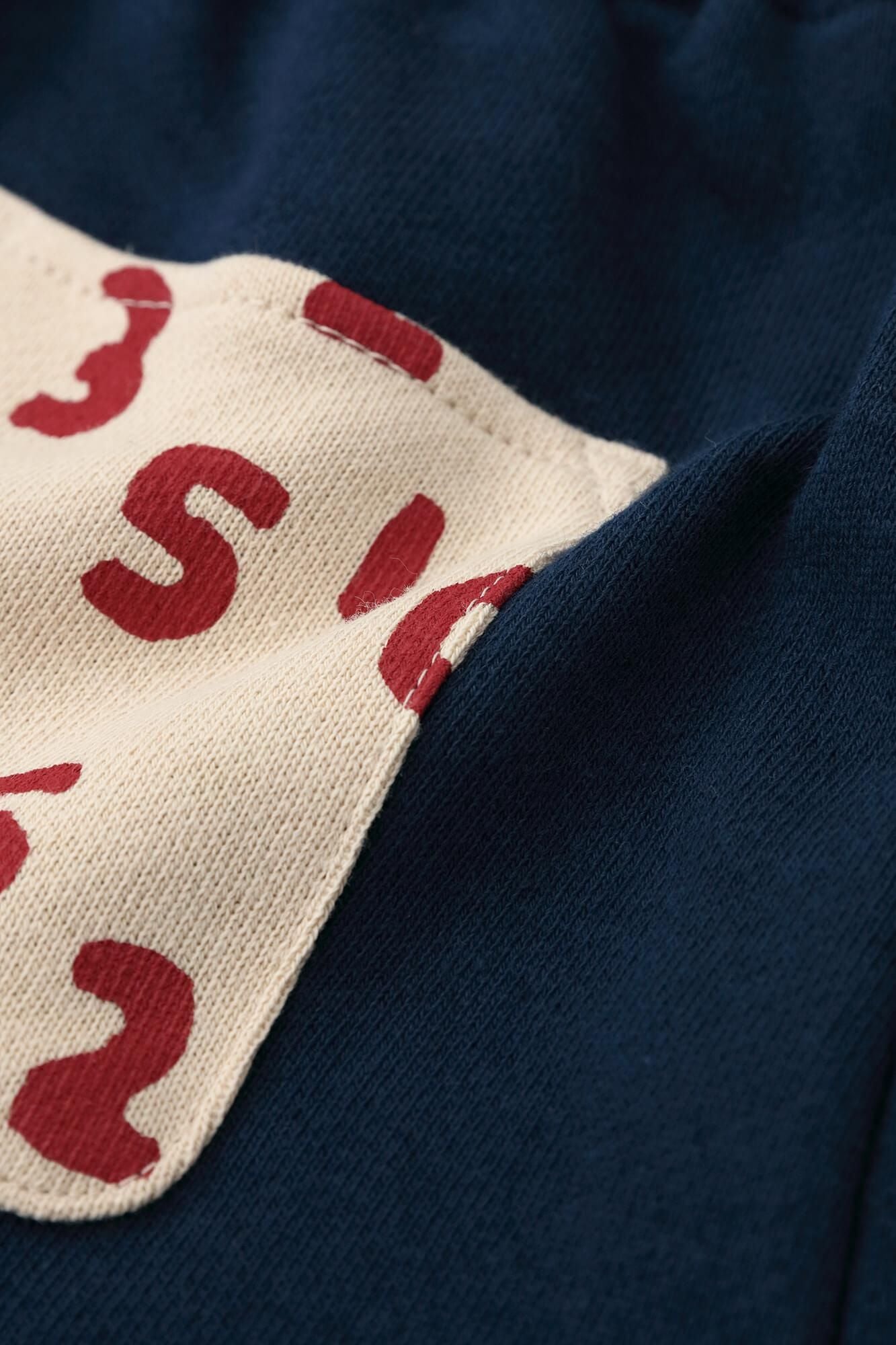 ●Fleece Lining Monpe Pants for Kids / Blue