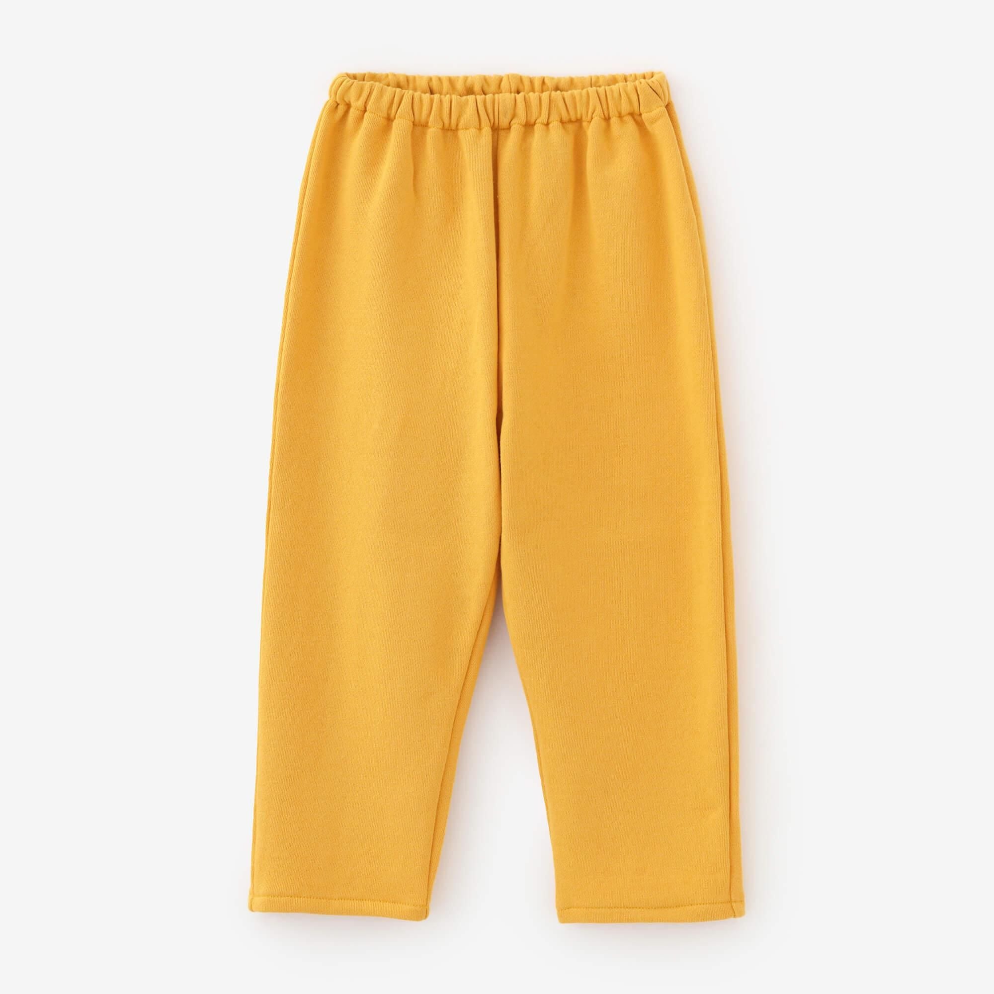 ●Fleece Lining Monpe Pants for Kids / Yellow