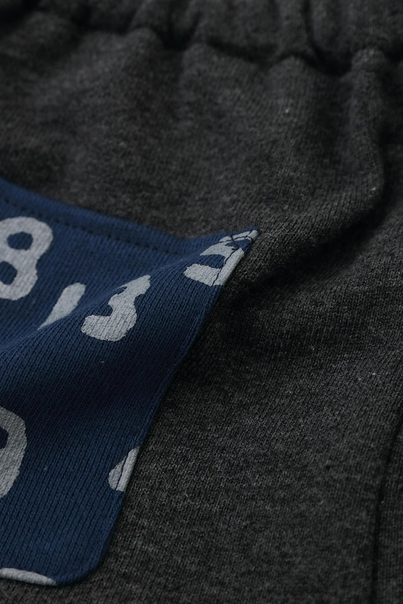 ●Fleece Lining Monpe Pants for Kids / Dark Grey