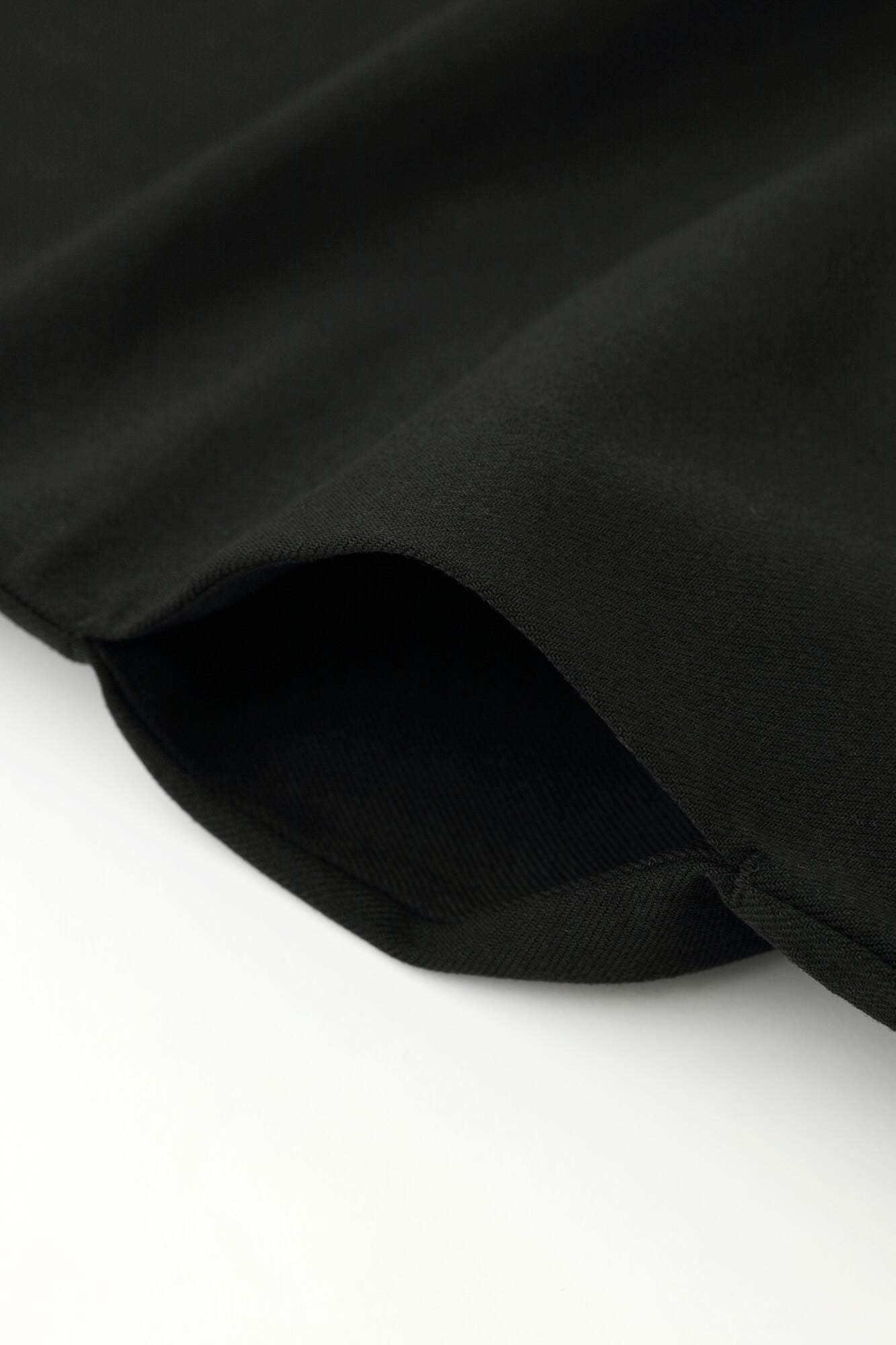 Twill Weave W.L.P. Long Sleeve Tunic// Black