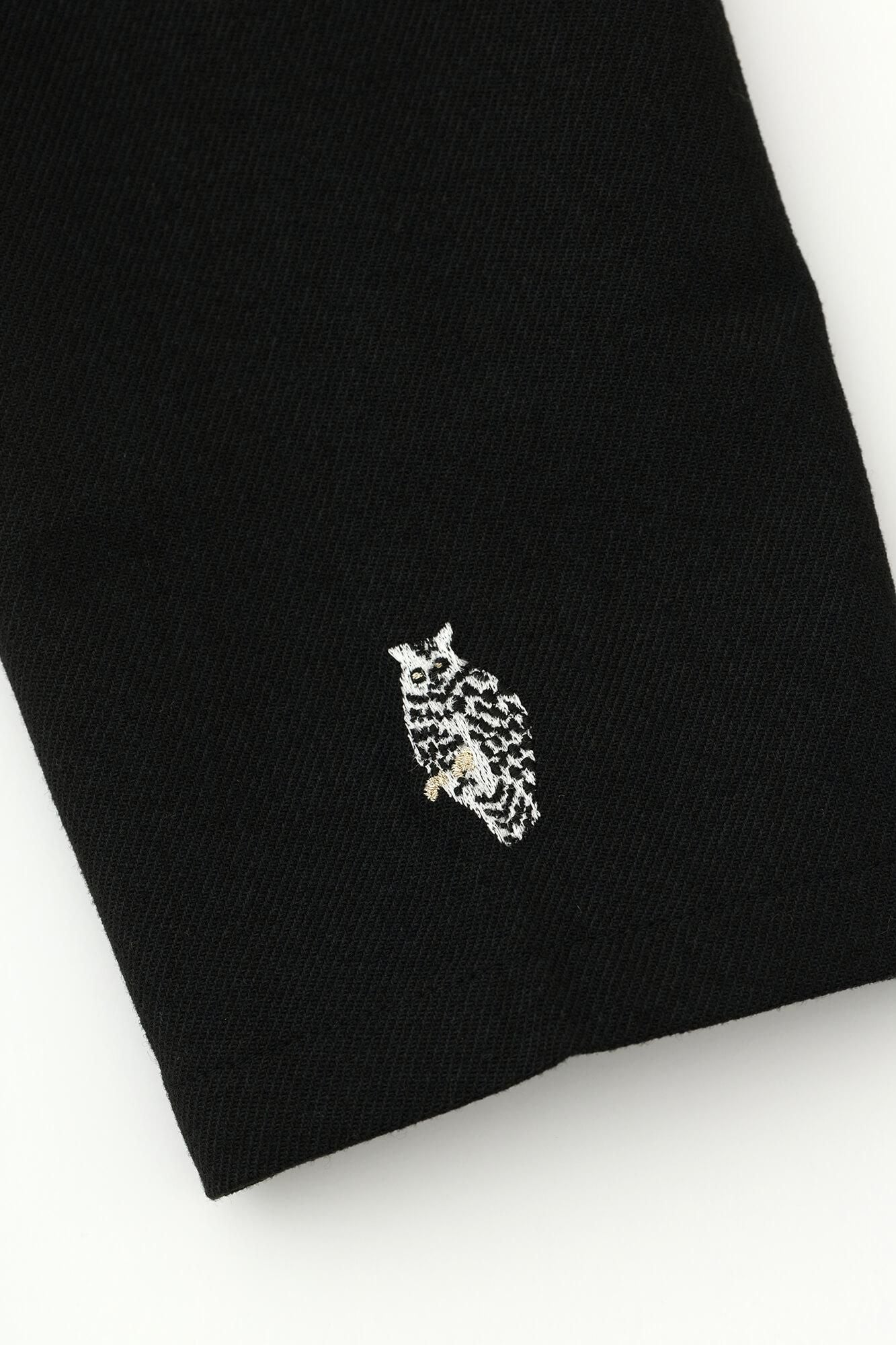 Twill Weave W.L.P. Long Sleeve Tunic// Black