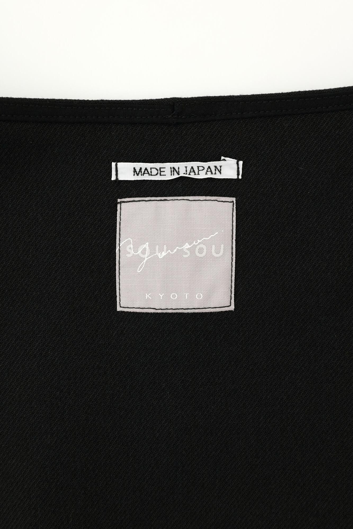 Twill Weave W.L.P. Long Sleeve Tunic// Black