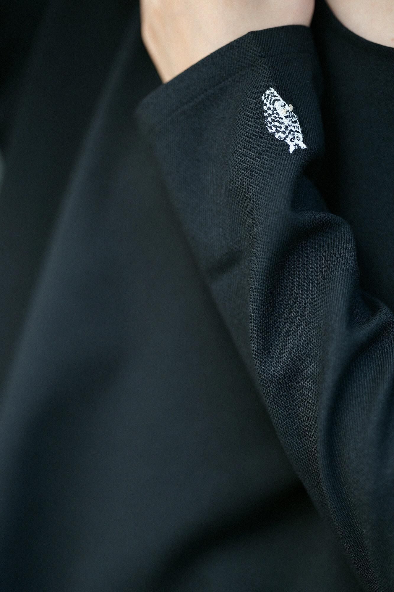 Twill Weave W.L.P. Long Sleeve Tunic// Black