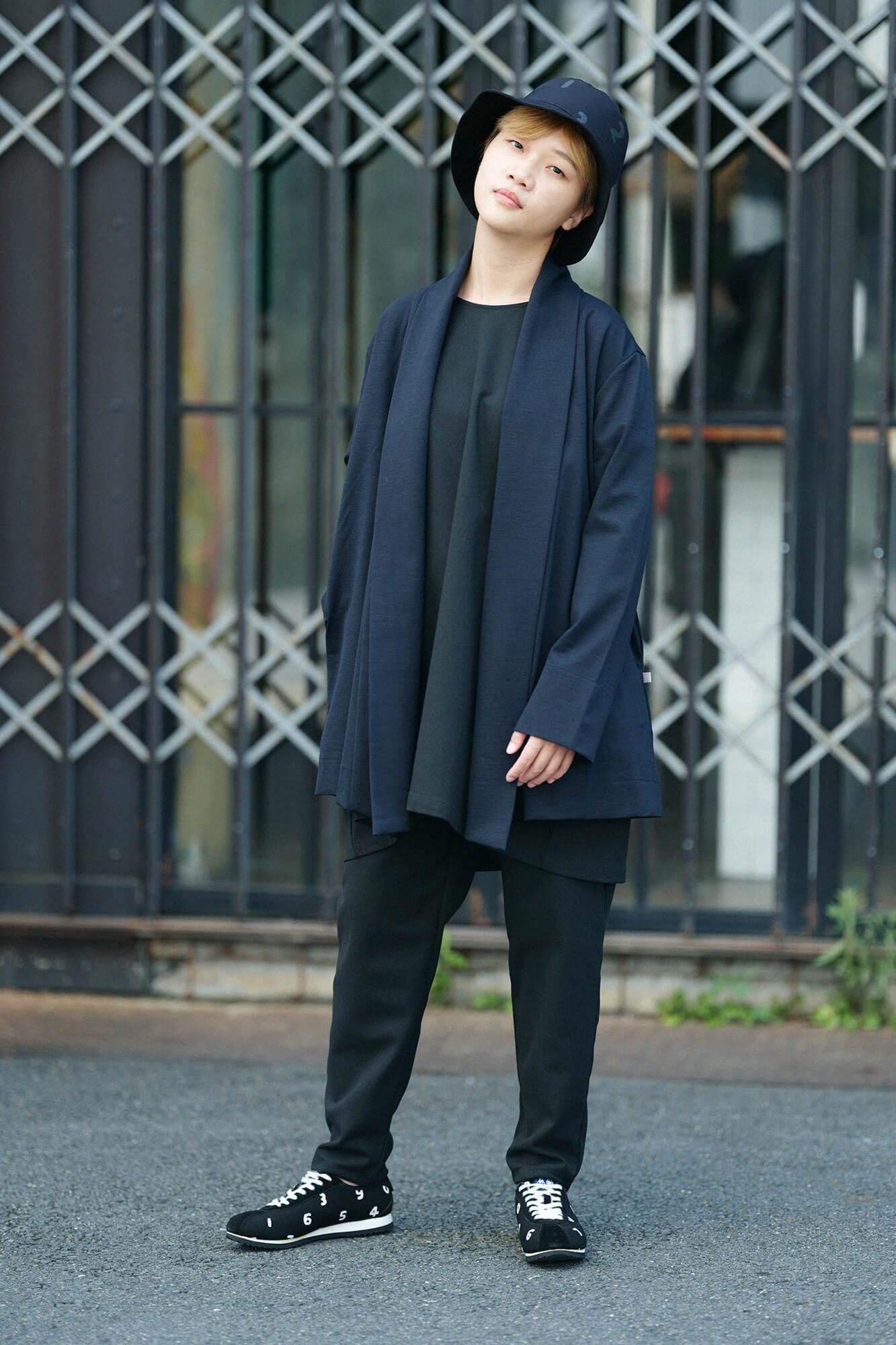Twill Weave W.L.P. Long Sleeve Tunic// Black