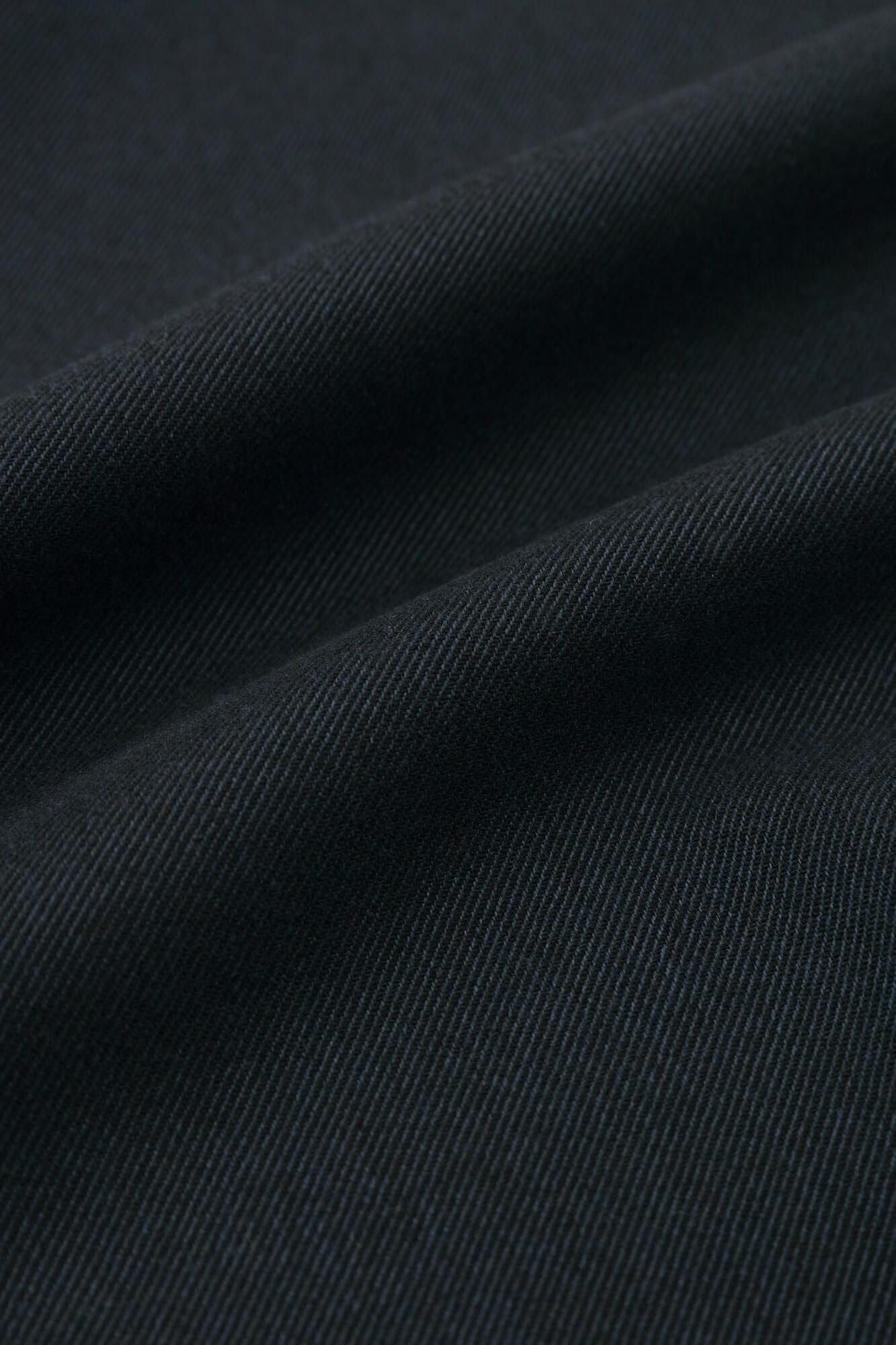 斜紋織W.L.P.長袖長版上衣/.暗藍色