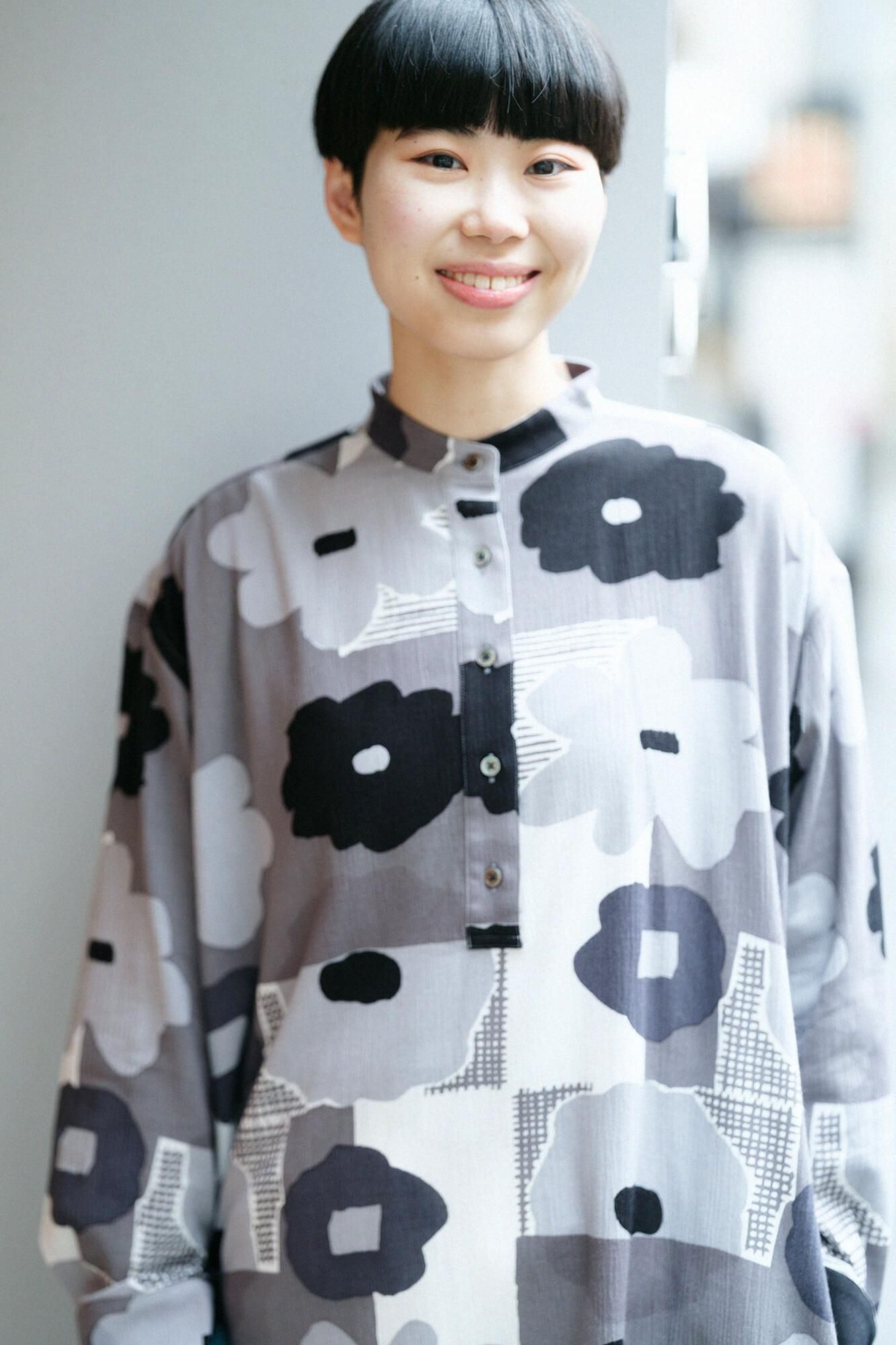 타카시마치지미 20/20 H.N.그란 셔츠 원피스/오시바나