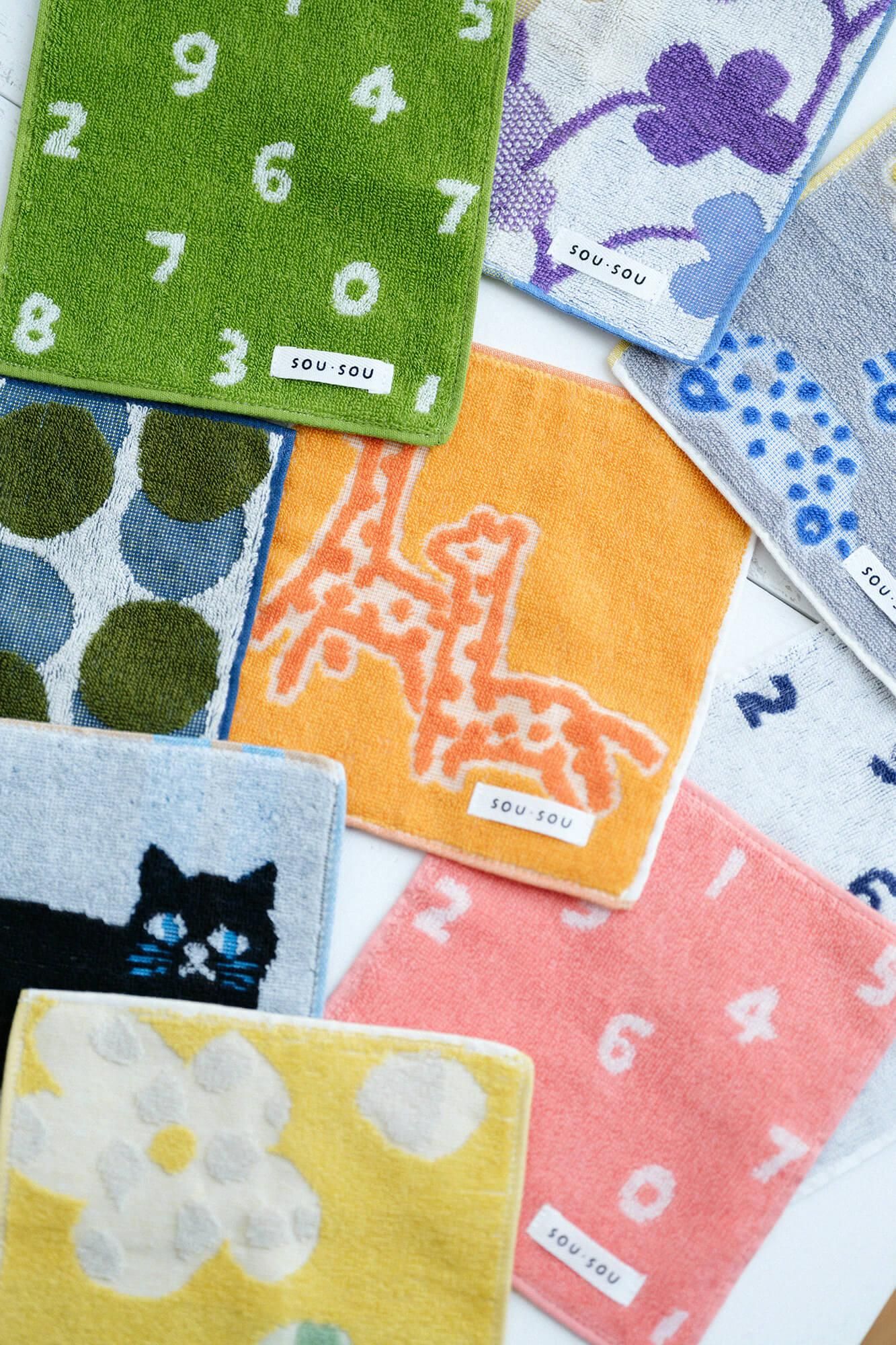 SOU・SOU×Marushin Mini Towel / Giraffe
