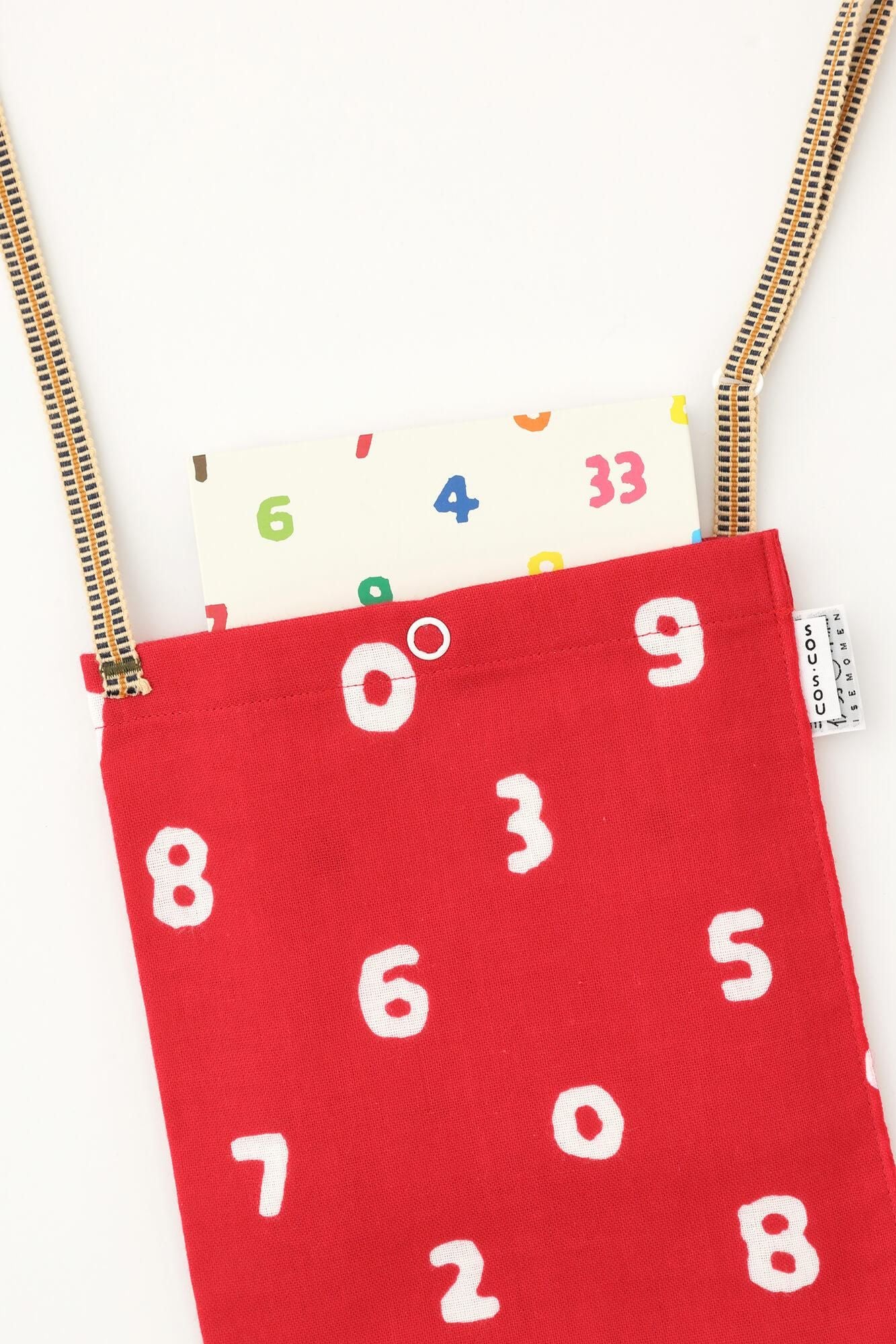 伊勢木棉 御朱印帳斜揹包(Goshing Chobukuro)/SO-SU-U十數 紅色