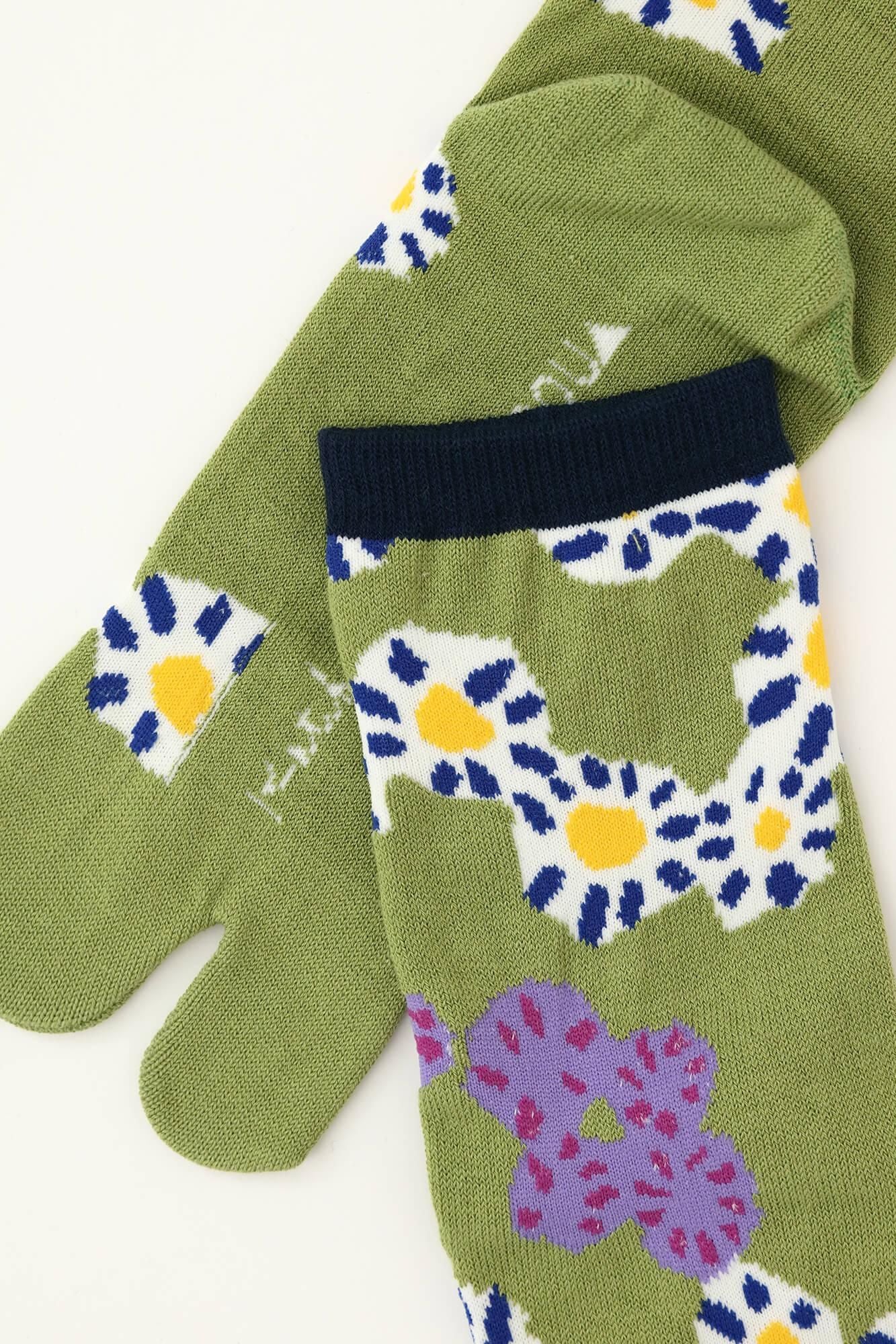 足袋下(普通丈)/菊花開(きくのはなひらく) 【男・女性用】