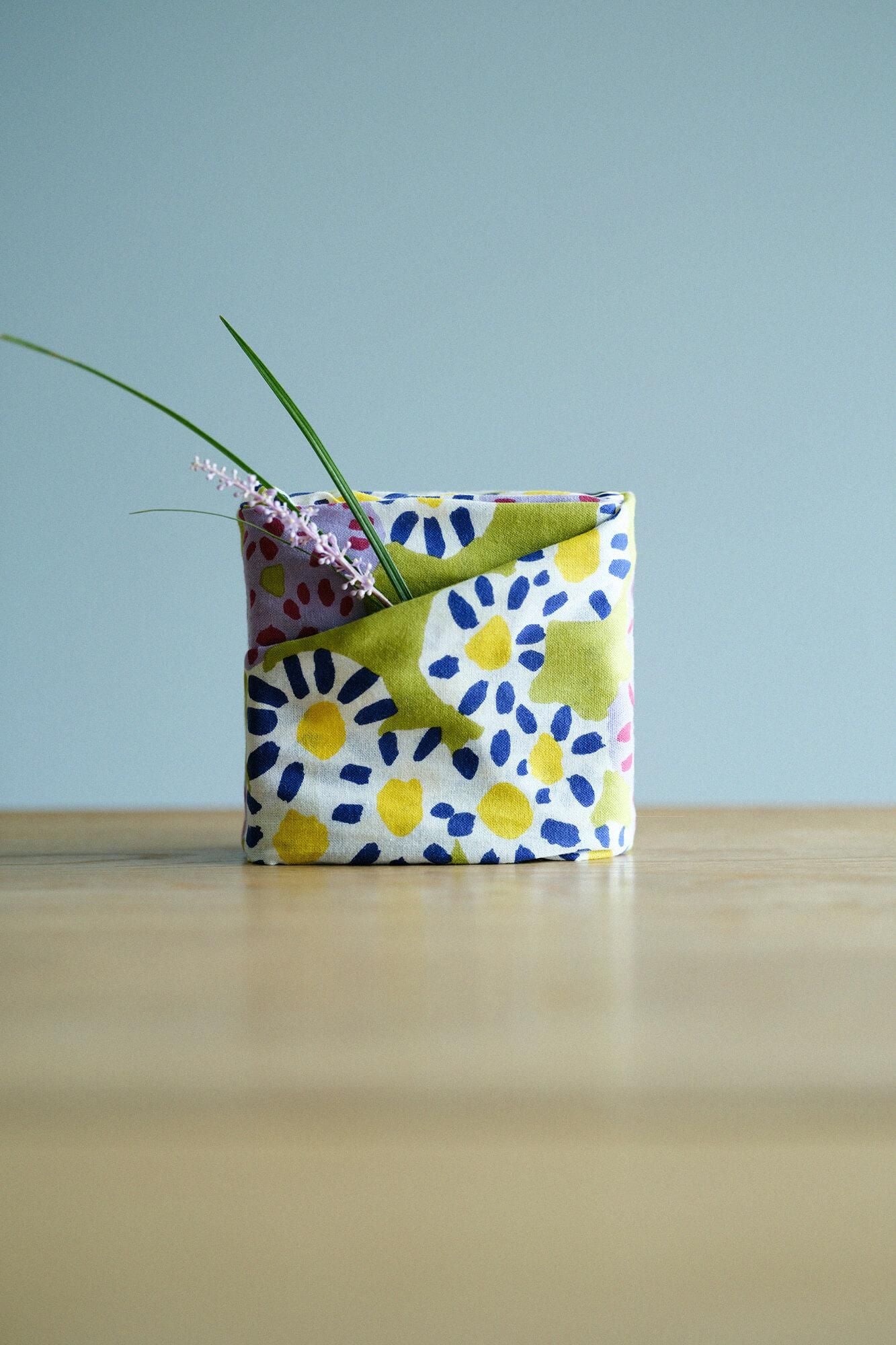 伊勢木棉圖案紋樣手巾/菊花開