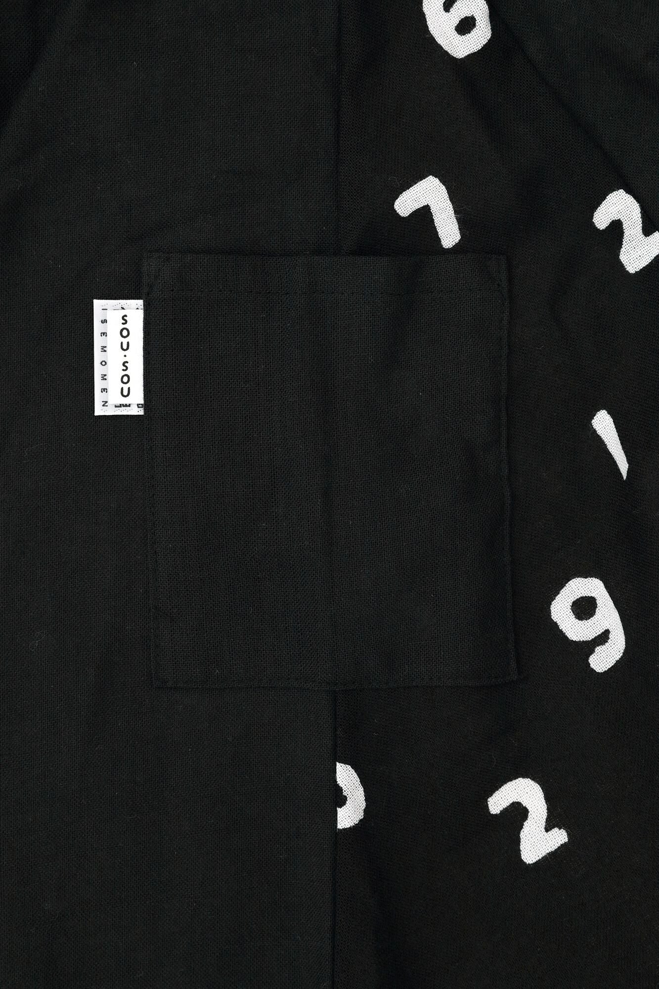 ●伊勢木棉 富士飛鼠褲/黑色x SO-SU-U十數 黑色