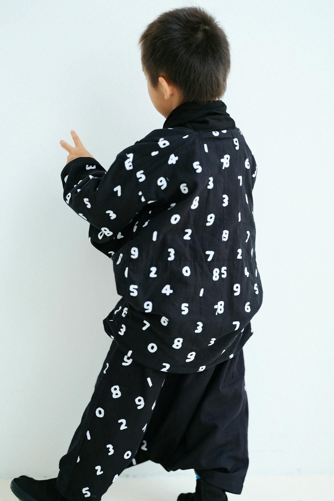 ●伊勢木棉 富士飛鼠褲/黑色x SO-SU-U十數 黑色