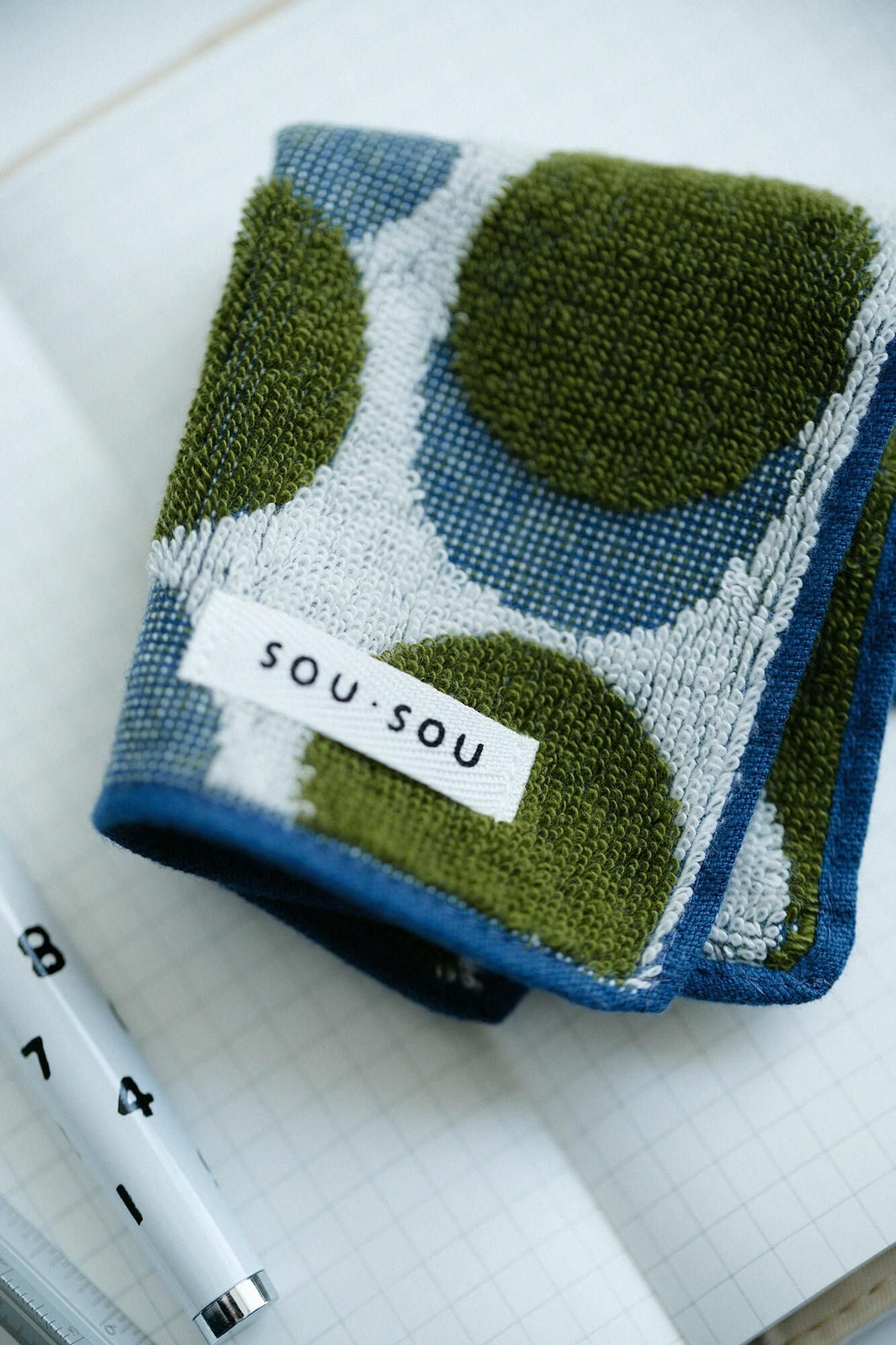 SOU・SOU×Marushin Mame Handtuch/Ohajiki-Stapel
