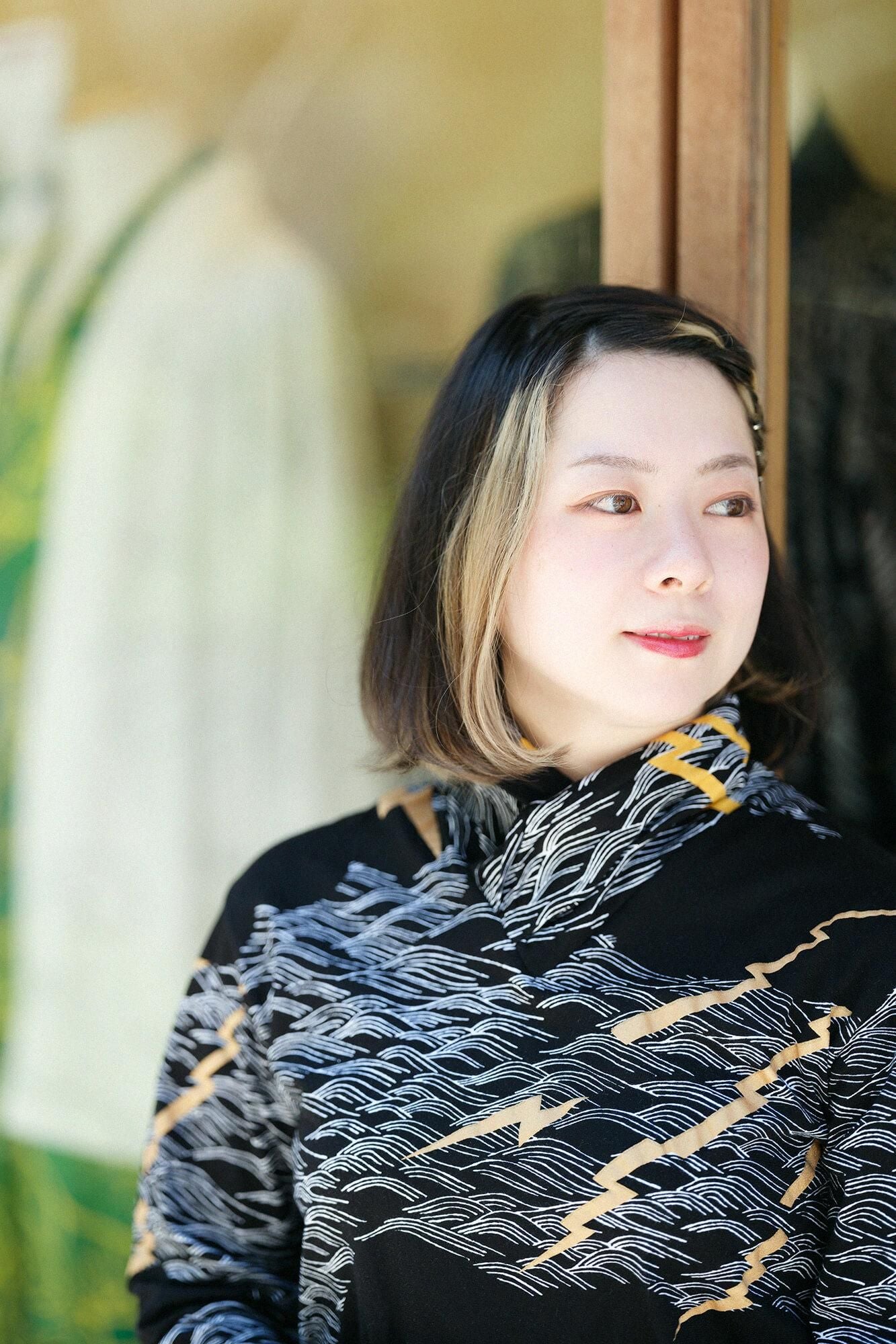 【net限定】衿巻ジバン/雷鳴(らいめい)