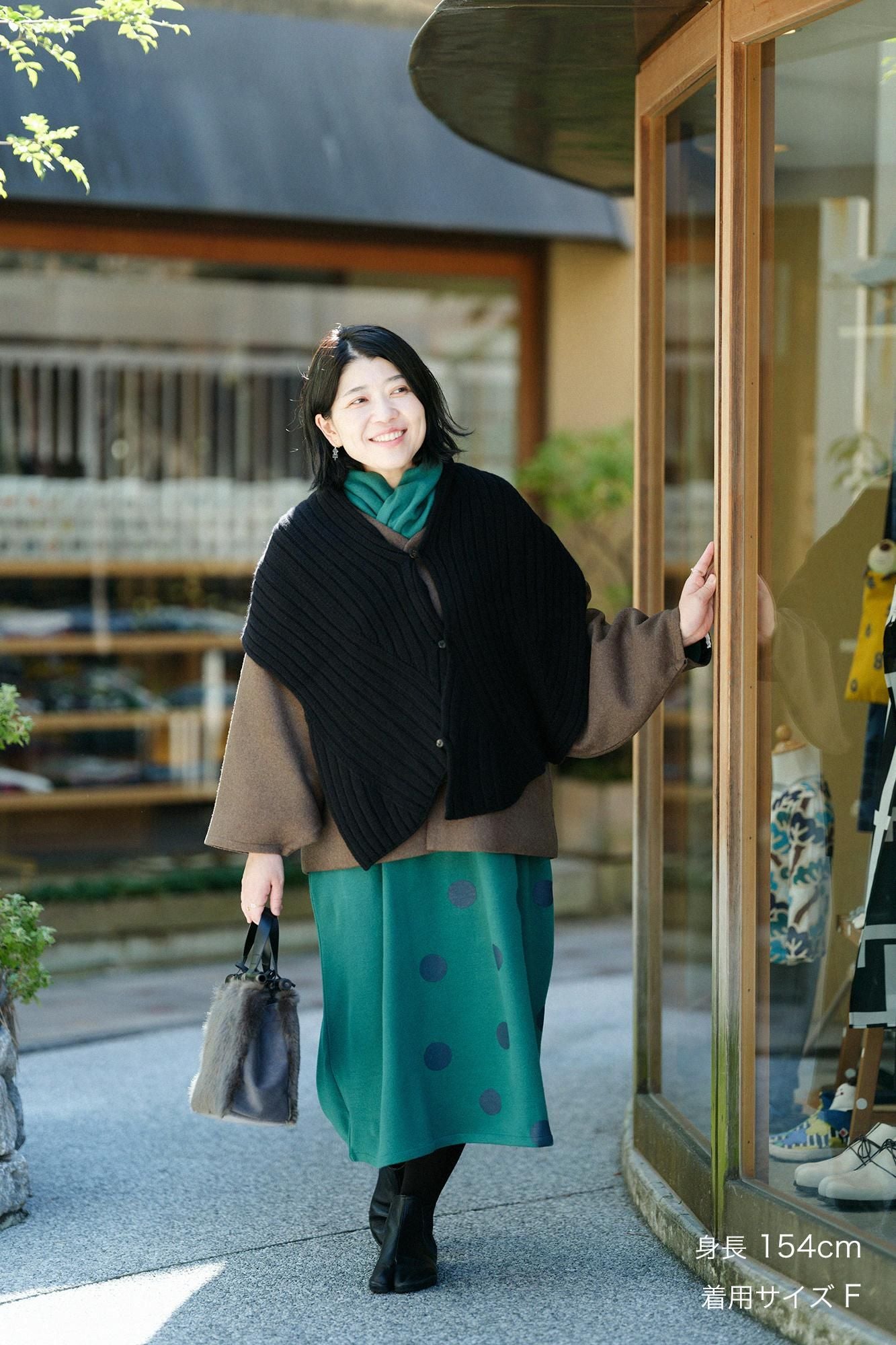 SOU・SOU×ALPHA羊絨 枯山水/黑色