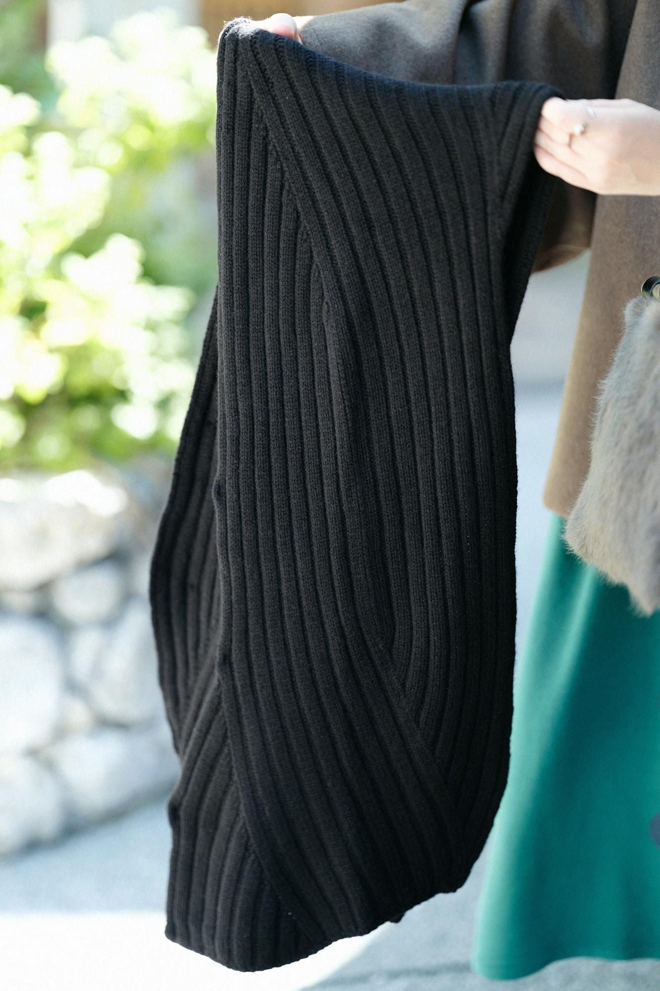 SOU・SOU×ALPHA羊絨 枯山水/黑色