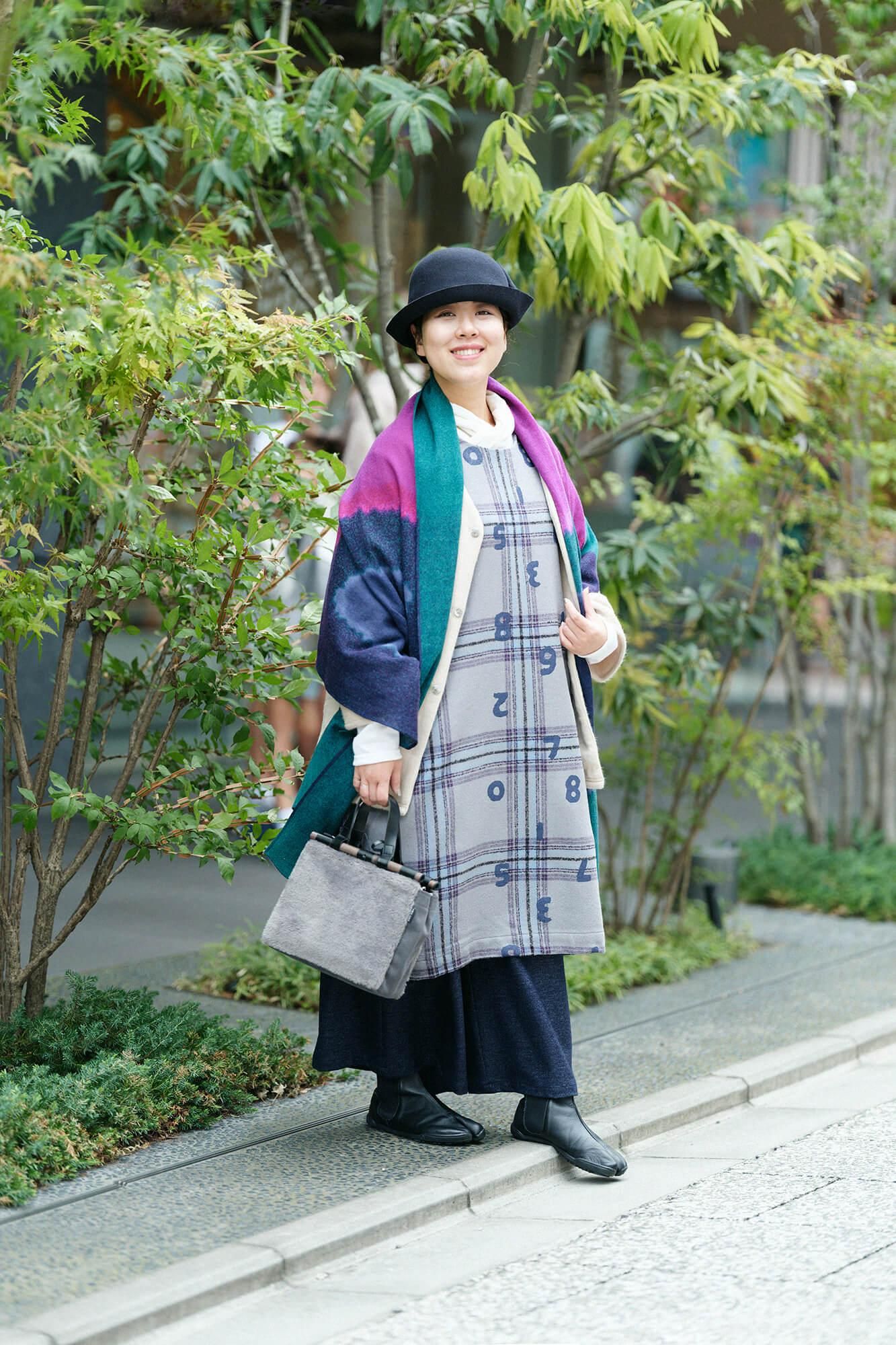 【net限定】舶来接結阿弥(はくらいせっけつあみ) ファー 薙刀伯爵羽織(なぎなたはくしゃくばおり)/白橡(しろつるばみ)