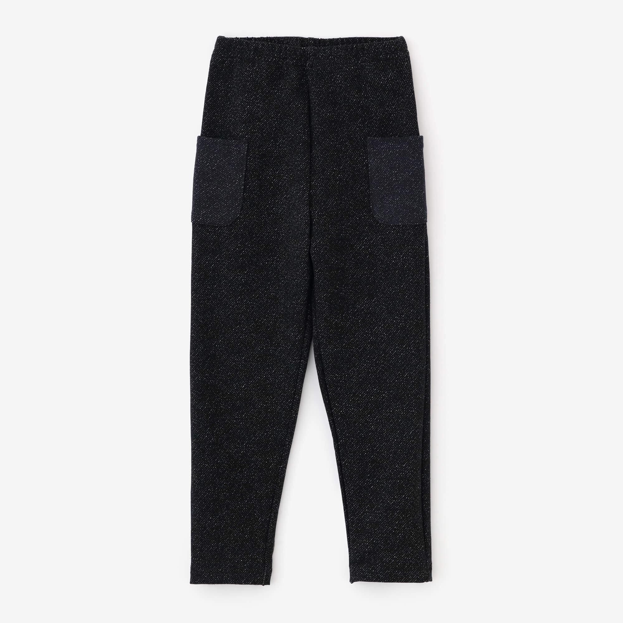 ●插入編 長褲/
黑色