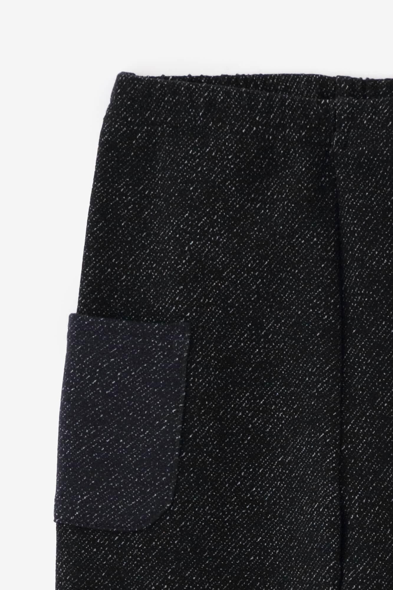 ●插入編 長褲/
黑色